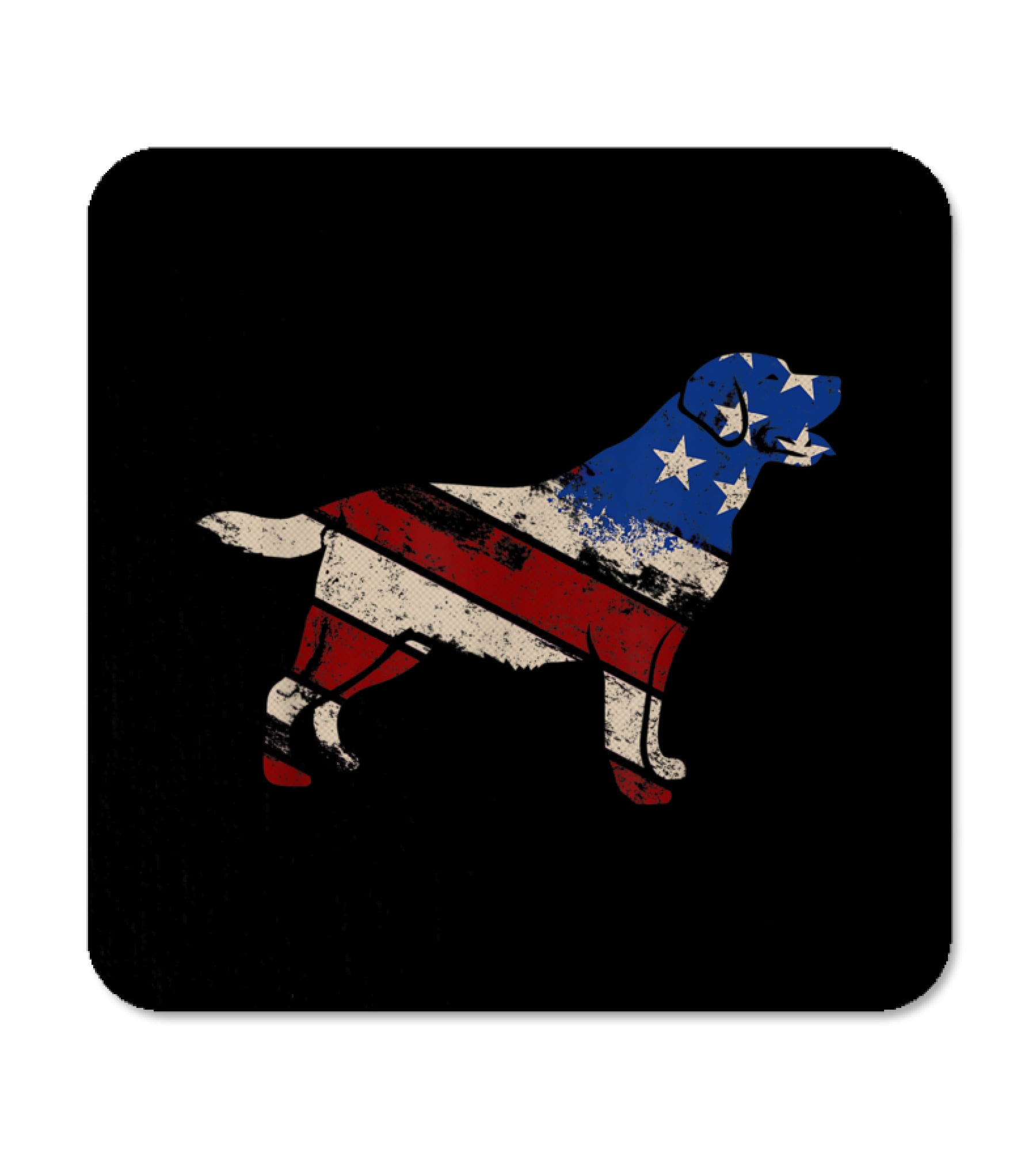 Vintage Retro USA Labrador Retriever A Coaster Vintage Retro USA Labrador Retriever A Coaster