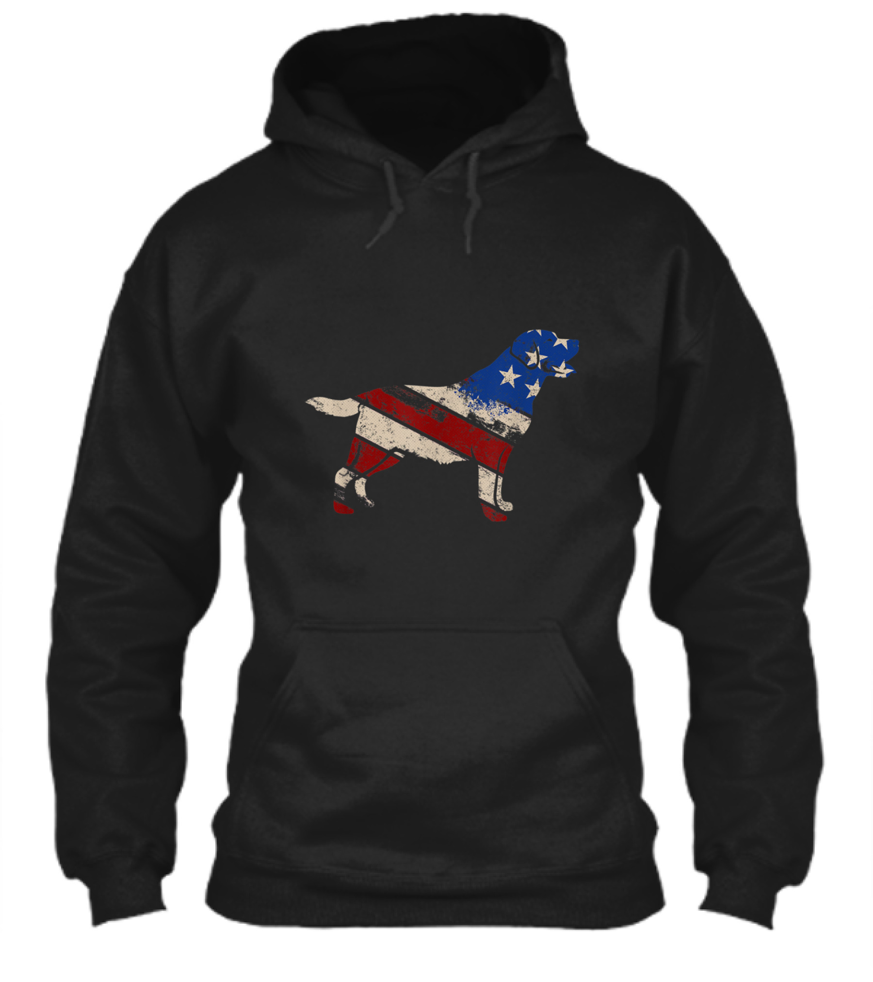 Vintage Retro USA Labrador Retriever A Hoodie