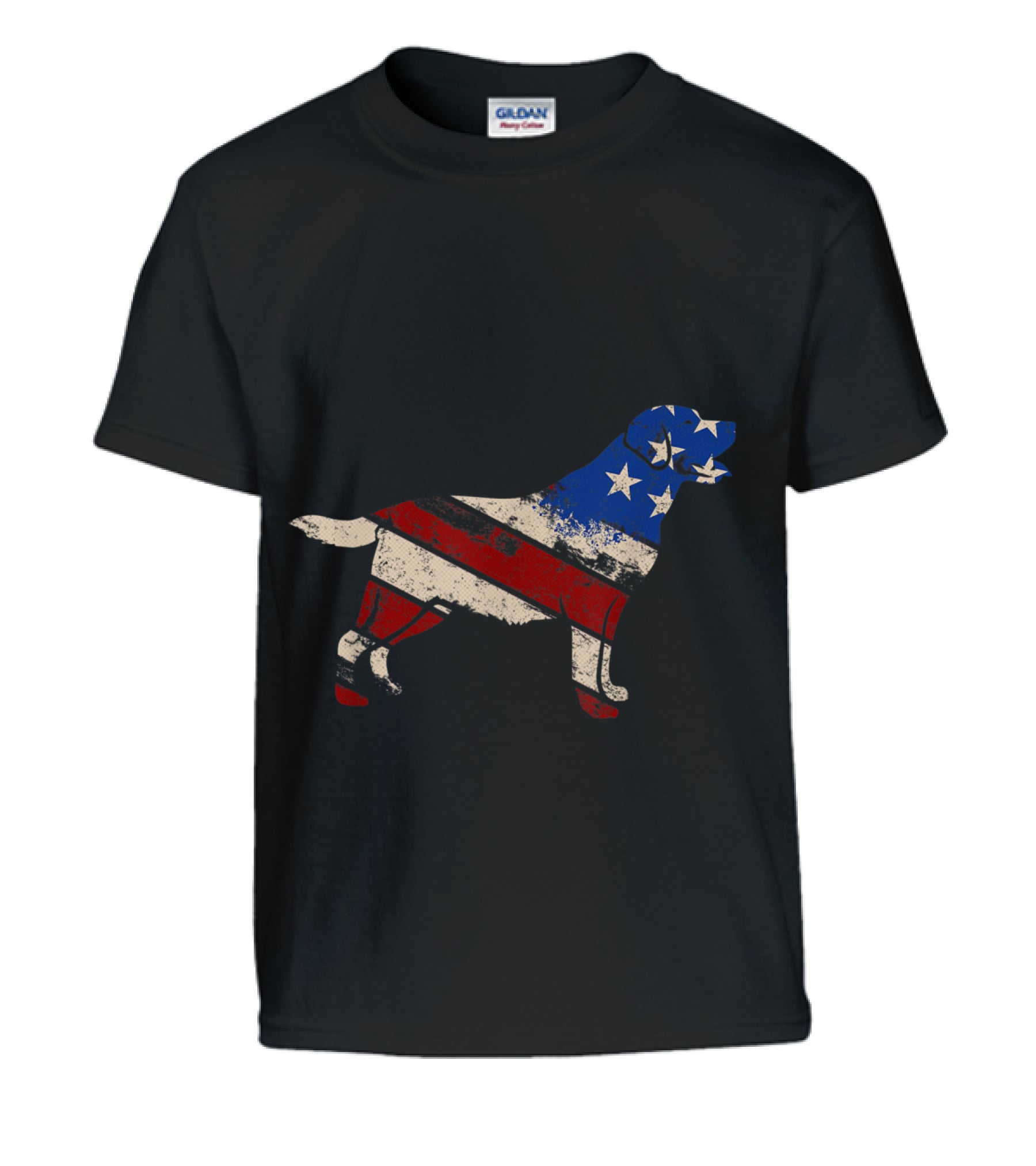 Vintage Retro USA Labrador Retriever A Kids T-Shirt Vintage Retro USA Labrador Retriever A Kids T-Shirt
