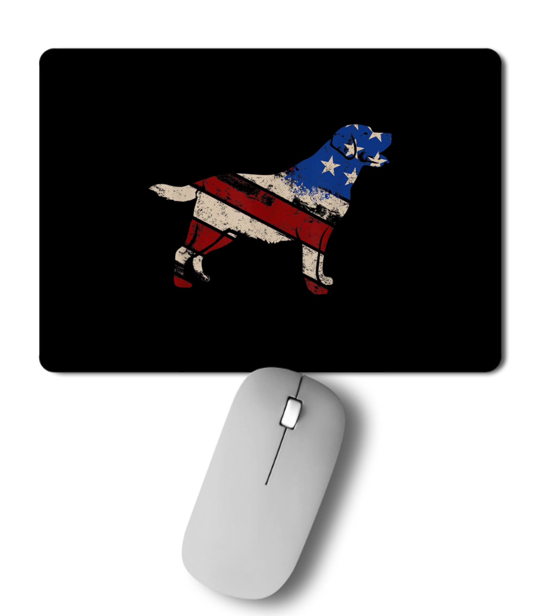 Vintage Retro USA Labrador Retriever A Mousepad Vintage Retro USA Labrador Retriever A Mousepad
