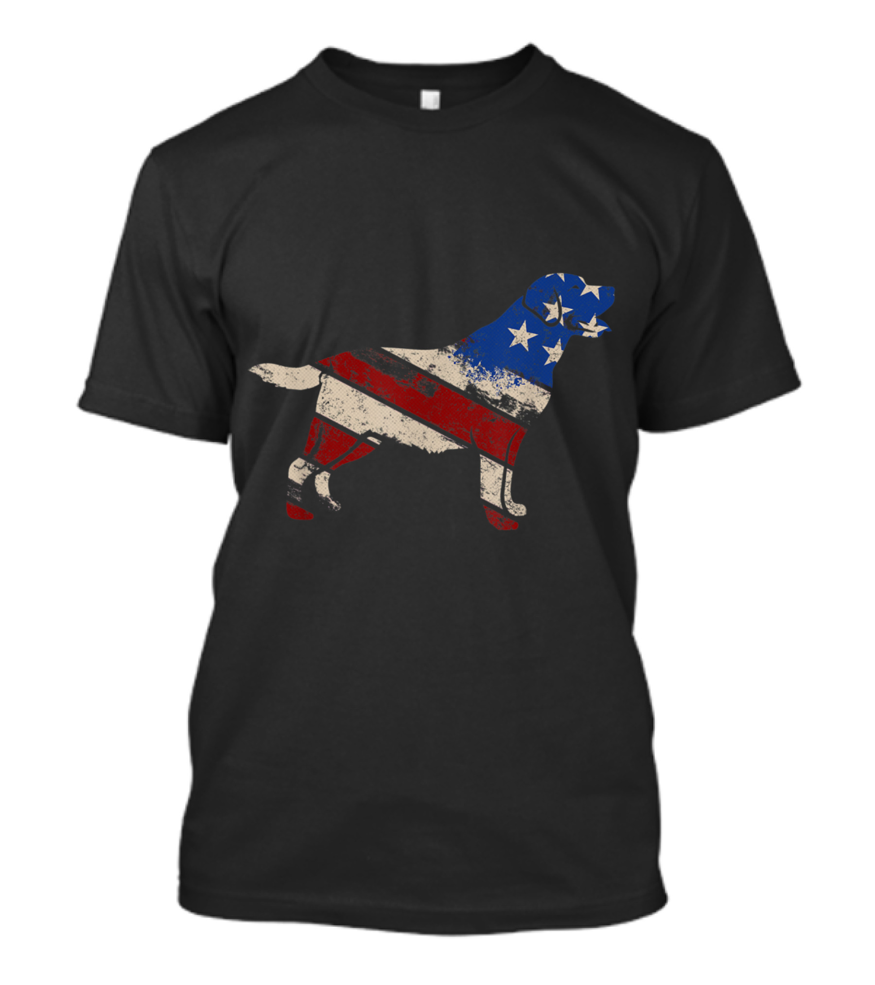 Vintage Retro USA Labrador Retriever A T-Shirt