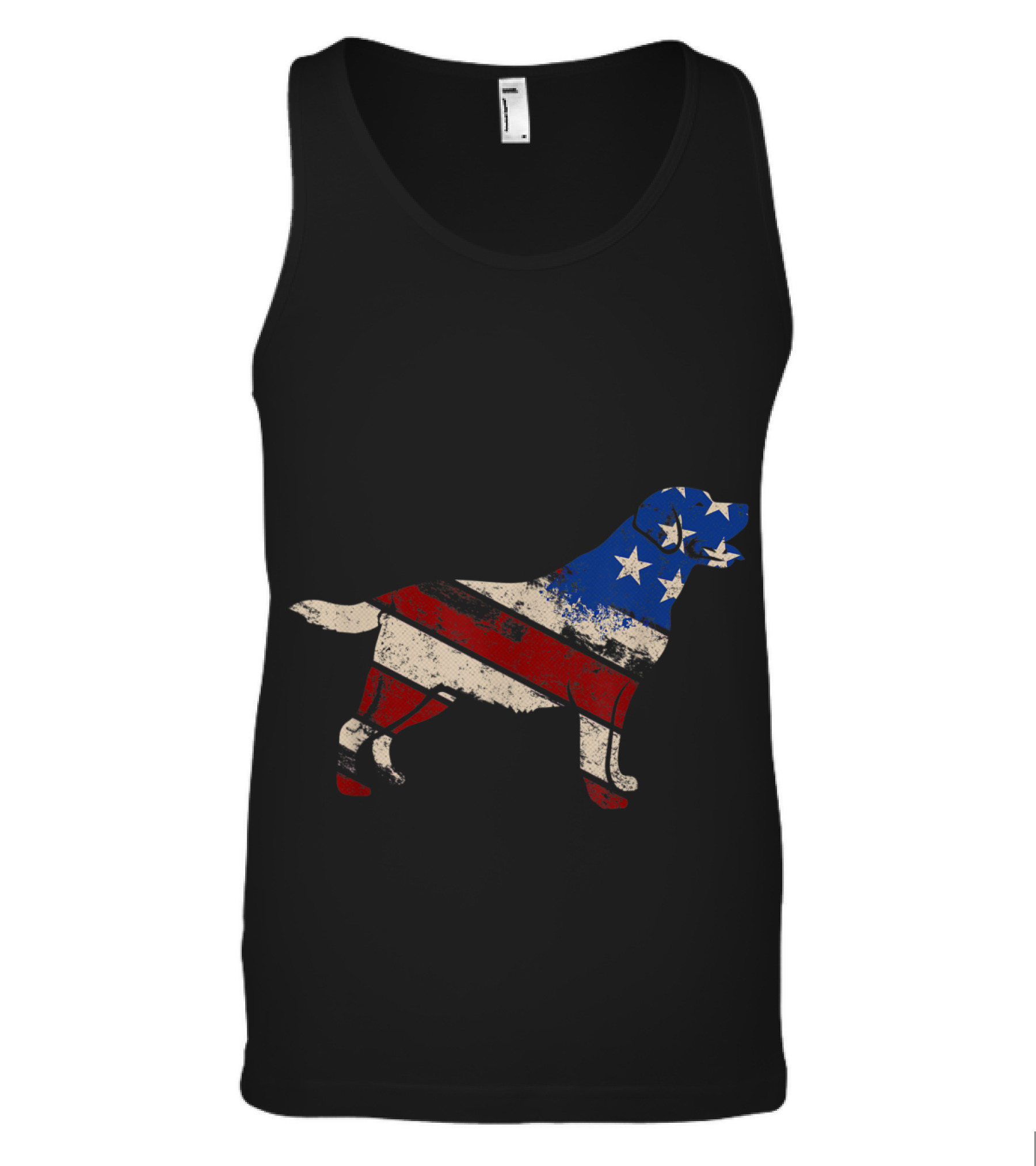 Vintage Retro USA Labrador Retriever A Tank Top