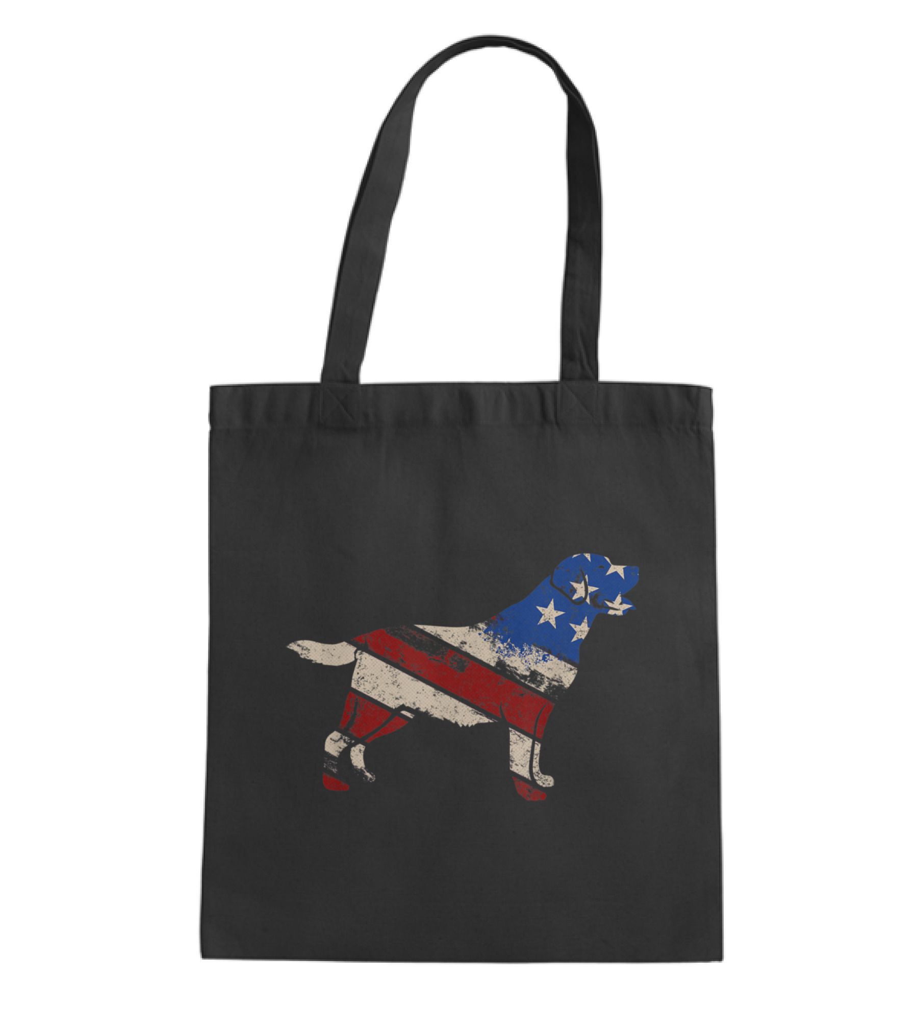 Vintage Retro USA Labrador Retriever A Tote Bag