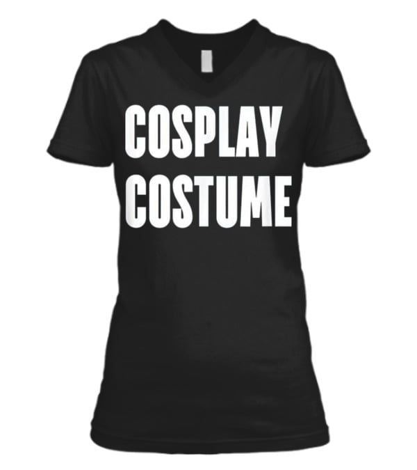 Cosplay Costume --Dress Up the Easy W V-Neck Womens T-Shirt