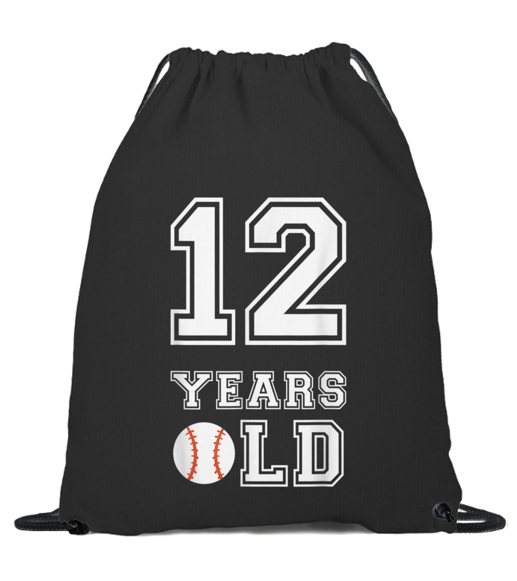 12 Years Old Baseball Bir...Drawstring Bag 12 Years Old Baseball Bir...Drawstring Bag