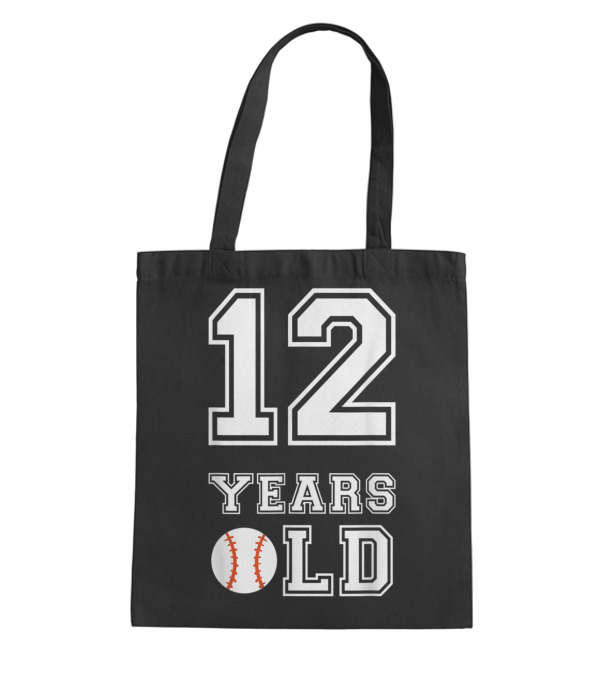 12 Years Old Baseball Birthday Boy 12 Tote Bag 12 Years Old Baseball Birthday Boy 12 Tote Bag