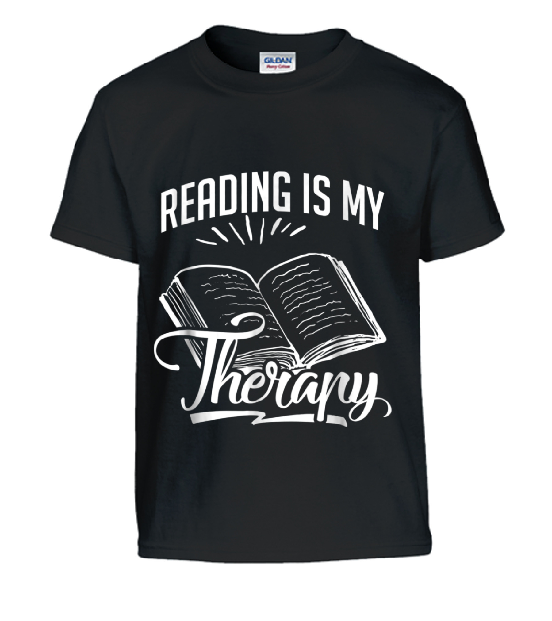 Reading Is My Therapy s Funny Book Tees Kids T-Shirt