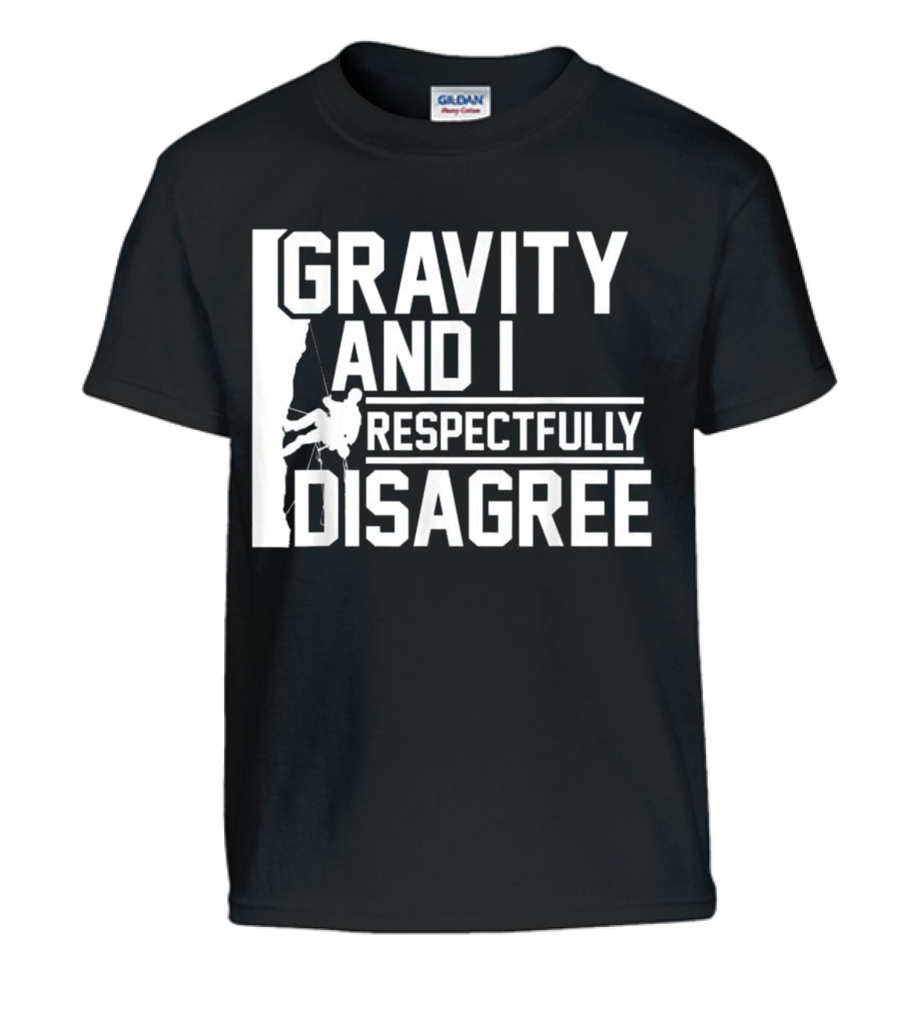 Funny Gravity And I Respectfully Disagree Cl Kids T-Shirt