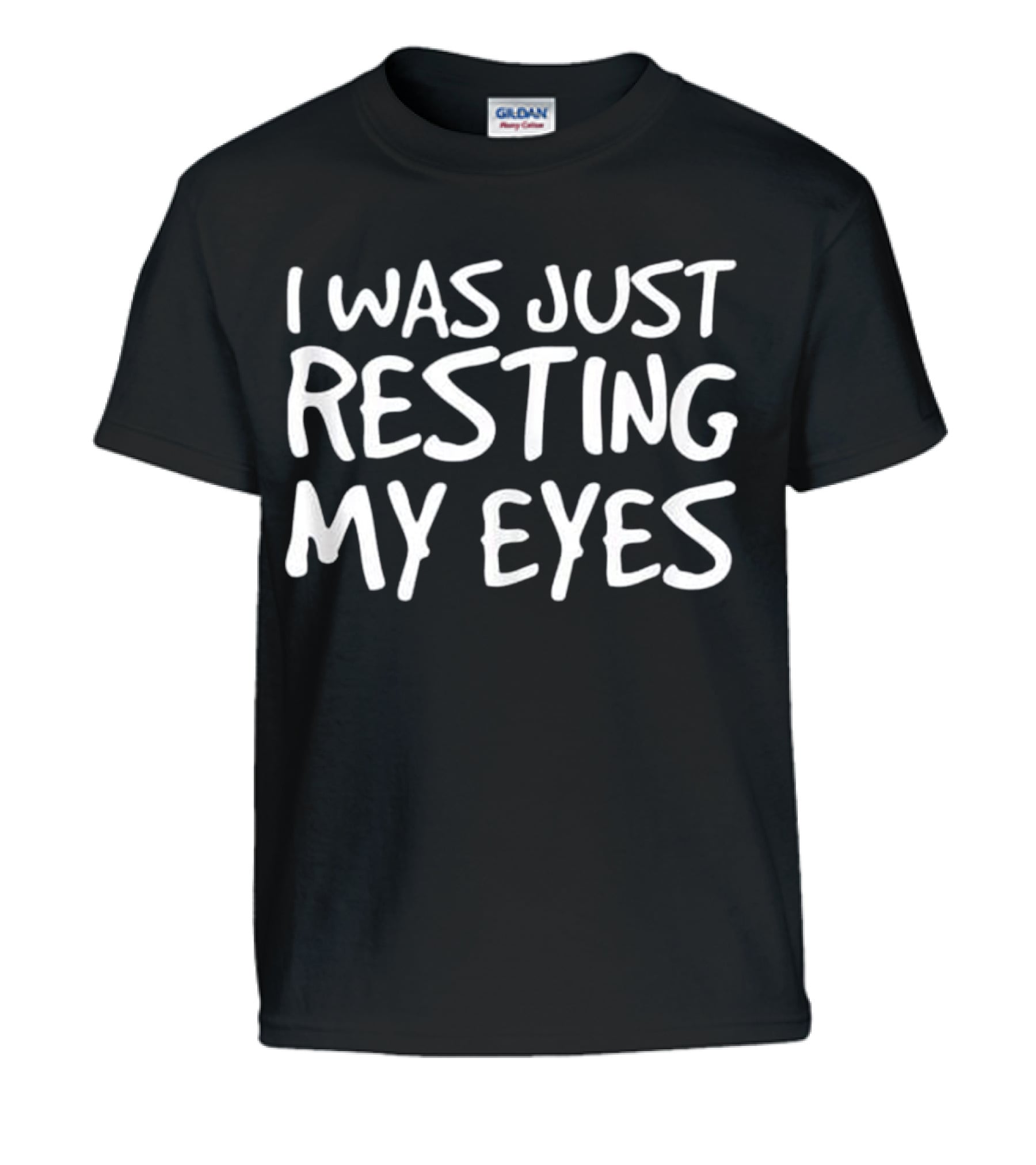 I WAS JUST RESTING MY EYES Art Funny Kids T-Shirt I WAS JUST RESTING MY EYES Art Funny Kids T-Shirt