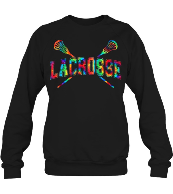 Lacrosse Tie-dye Crossed ...Crewneck Sweatshirt Lacrosse Tie-dye Crossed ...Crewneck Sweatshirt