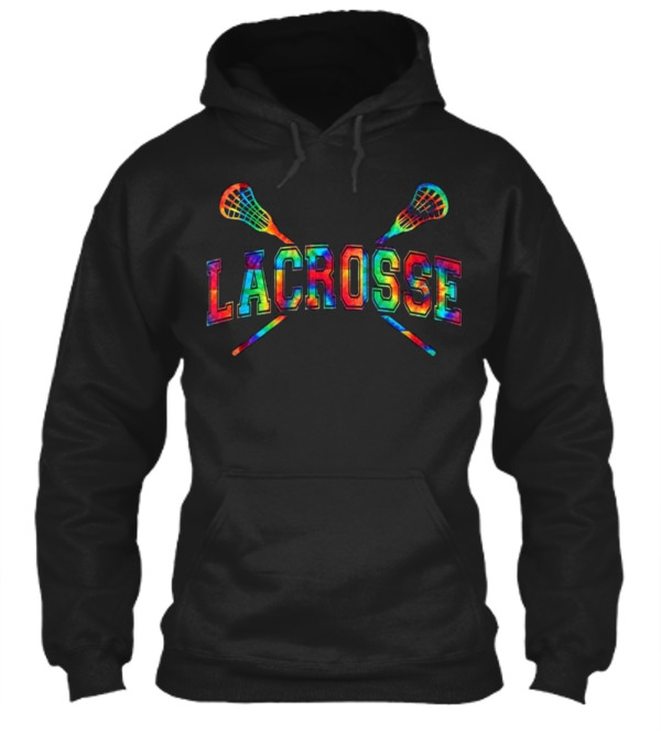 Lacrosse Tie-dye Crossed Sticks Hoodie Lacrosse Tie-dye Crossed Sticks Hoodie