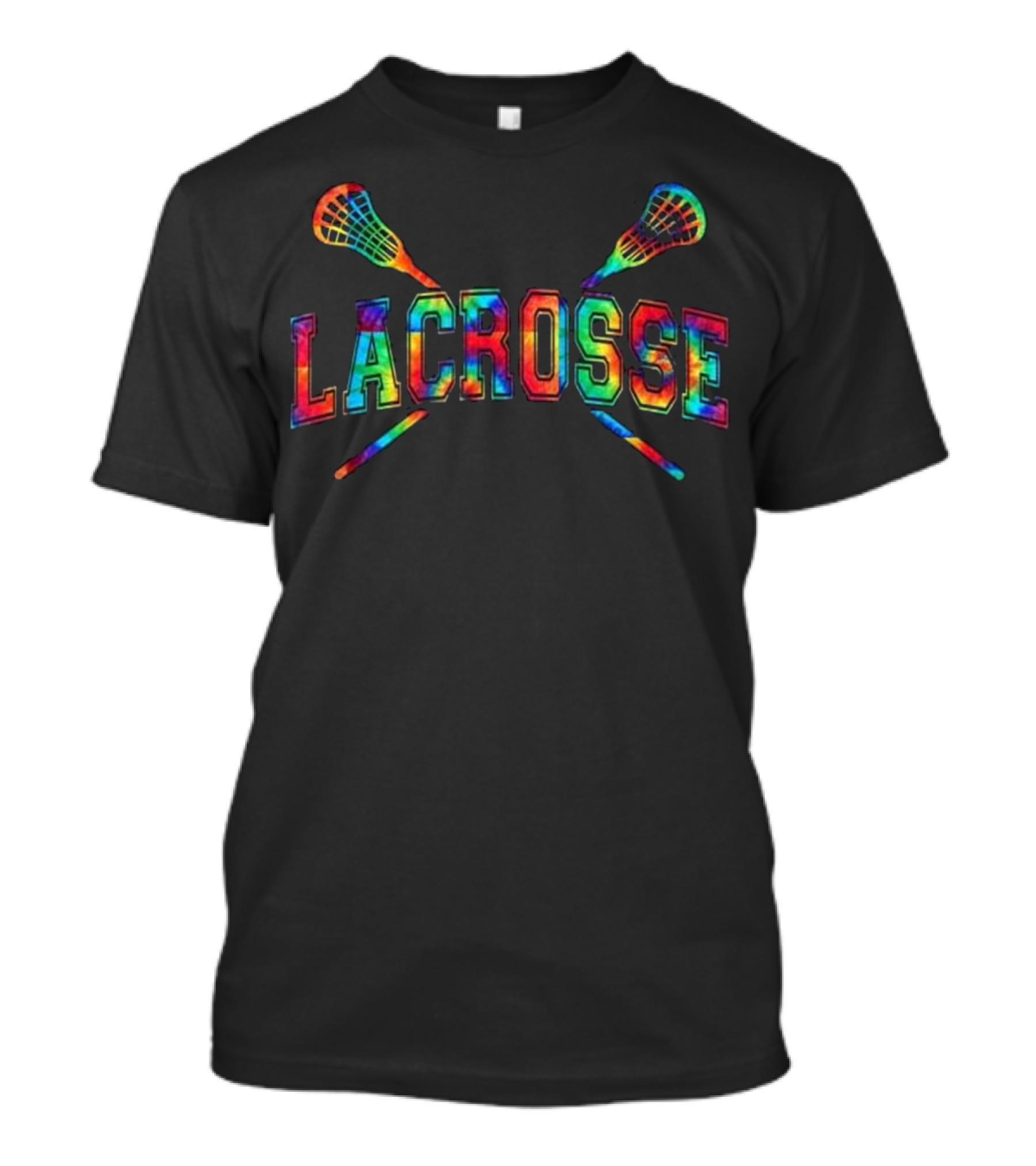 Lacrosse Tie-dye Crossed ...T-Shirt 