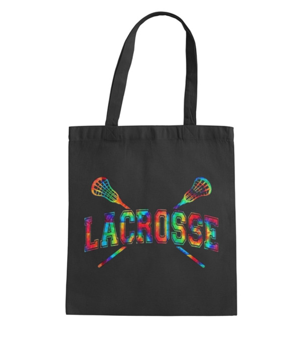 Lacrosse Tie-dye Crossed ...Tote Bag Lacrosse Tie-dye Crossed ...Tote Bag