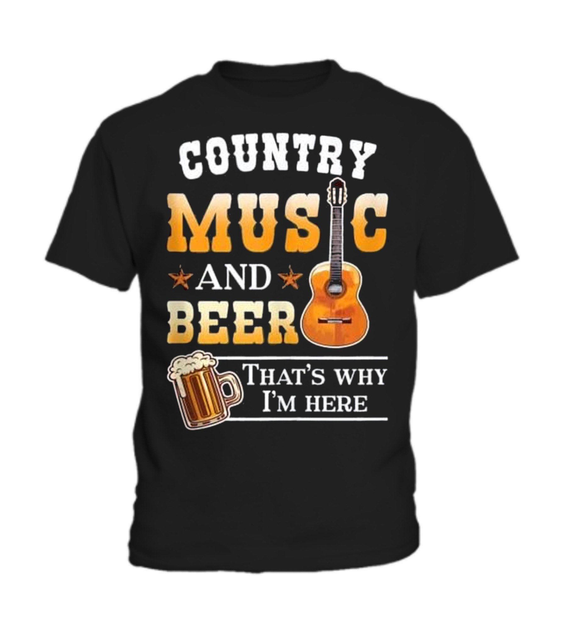 Country Music And Beer That's Why I'm Her_1 Toddler T-Shirt