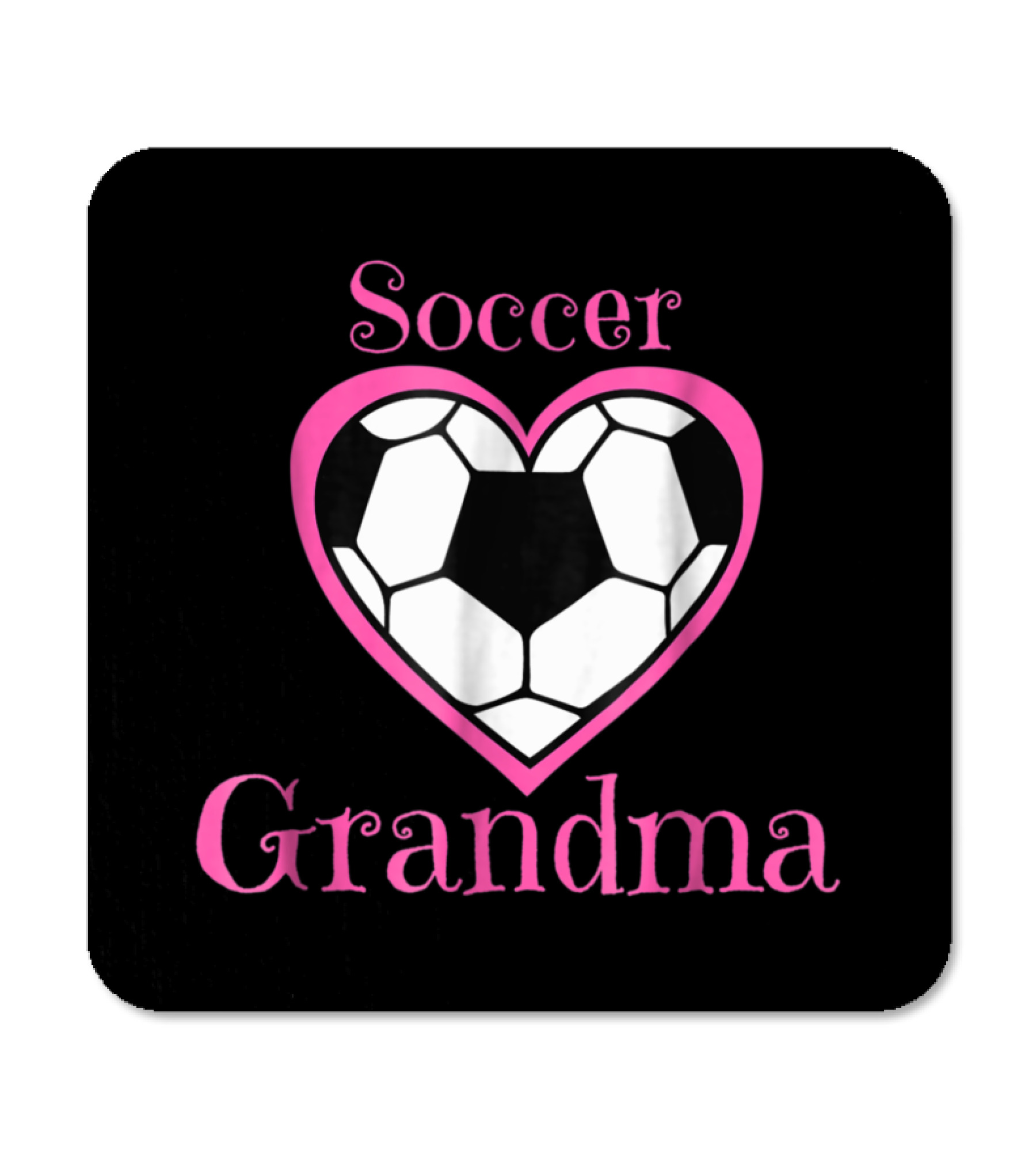 Soccer Grandma Sports Tee Coaster 