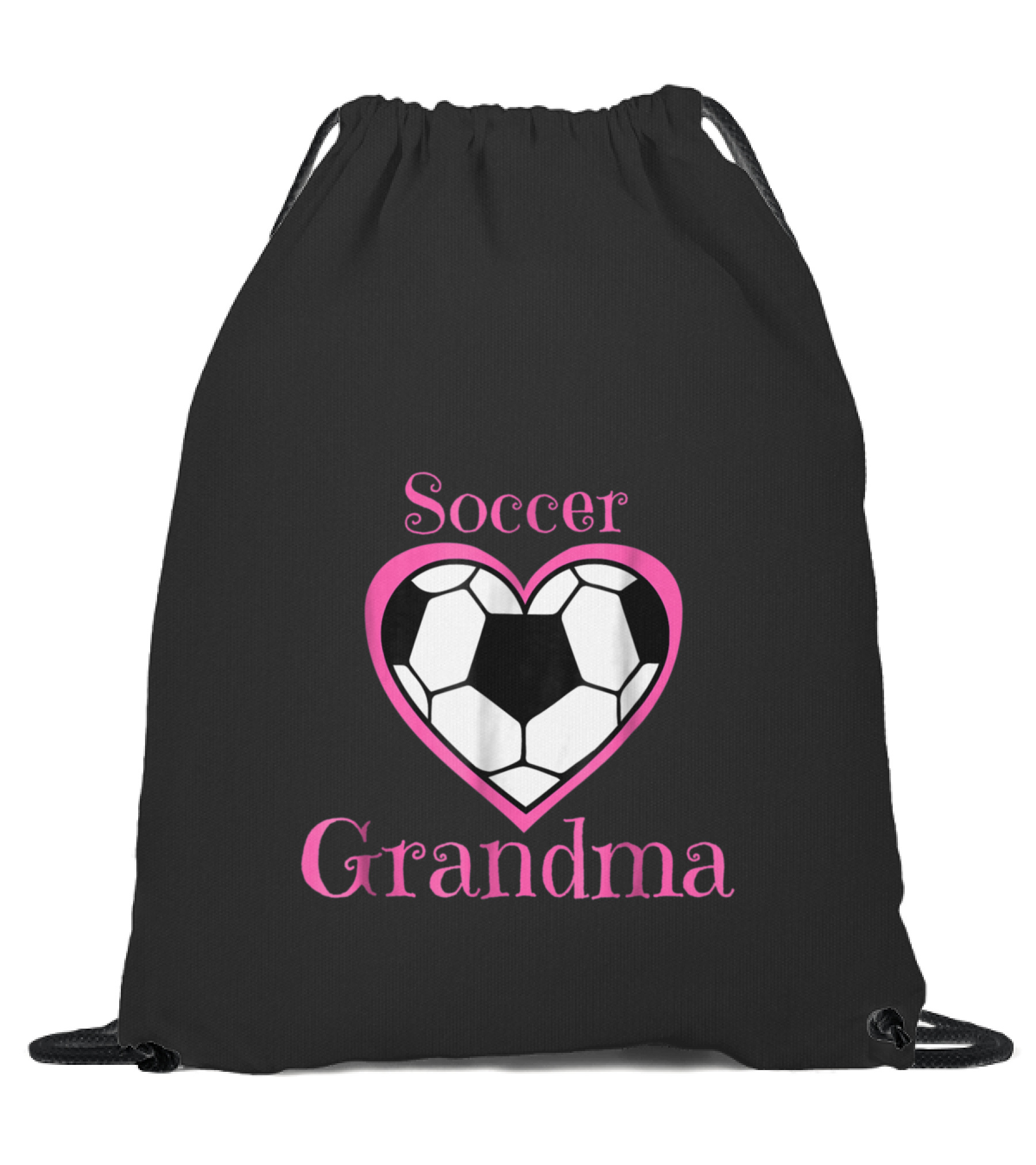 Soccer Grandma Sports Tee Drawstring Bag