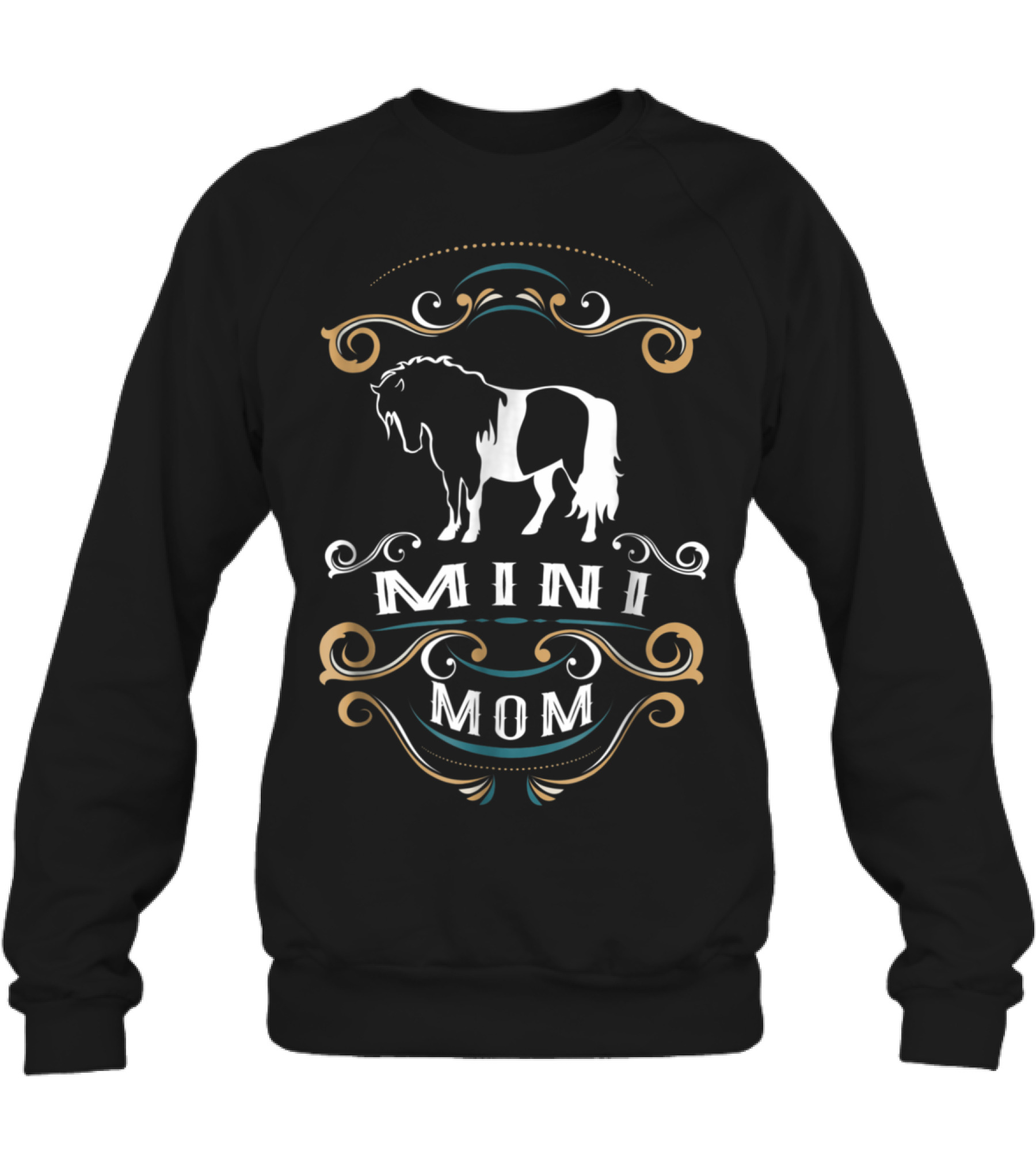 Mini Mom Miniature Horse NickerS Crewneck Sweatshirt