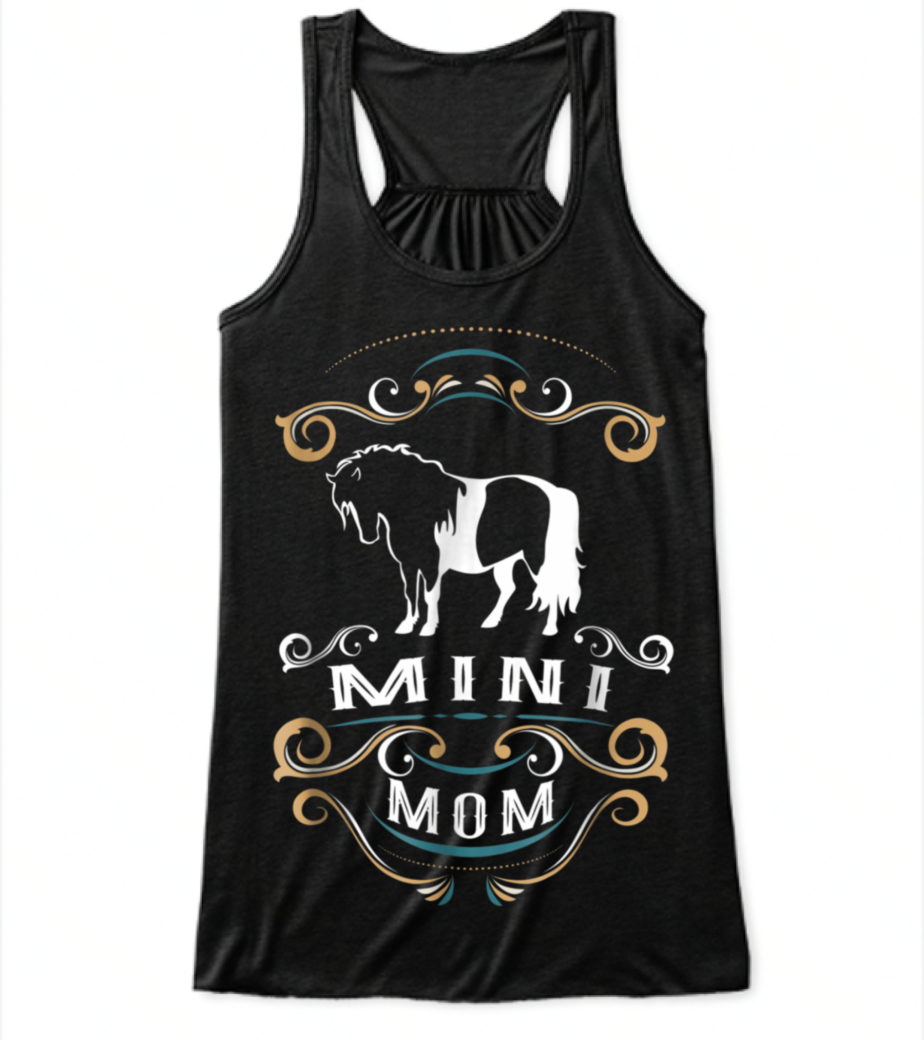 Mini Mom Miniature Horse NickerS Flowy Tank Top