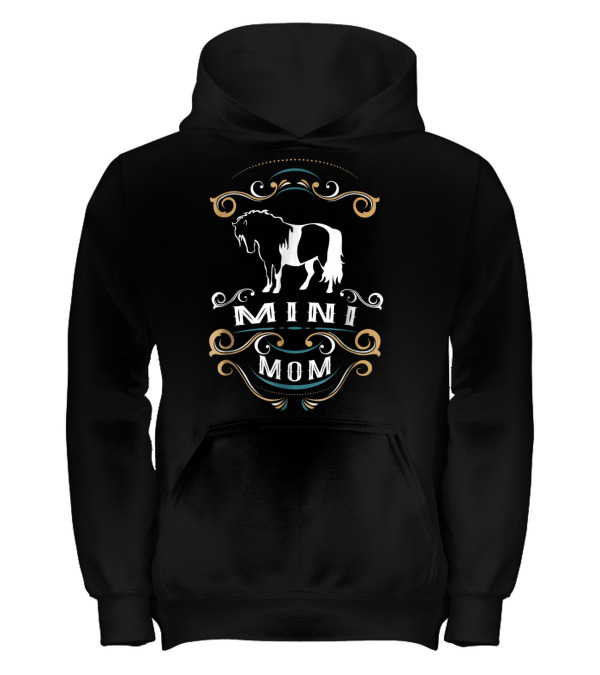 Mini Mom Miniature Horse NickerS Kids Hoodie Mini Mom Miniature Horse NickerS Kids Hoodie