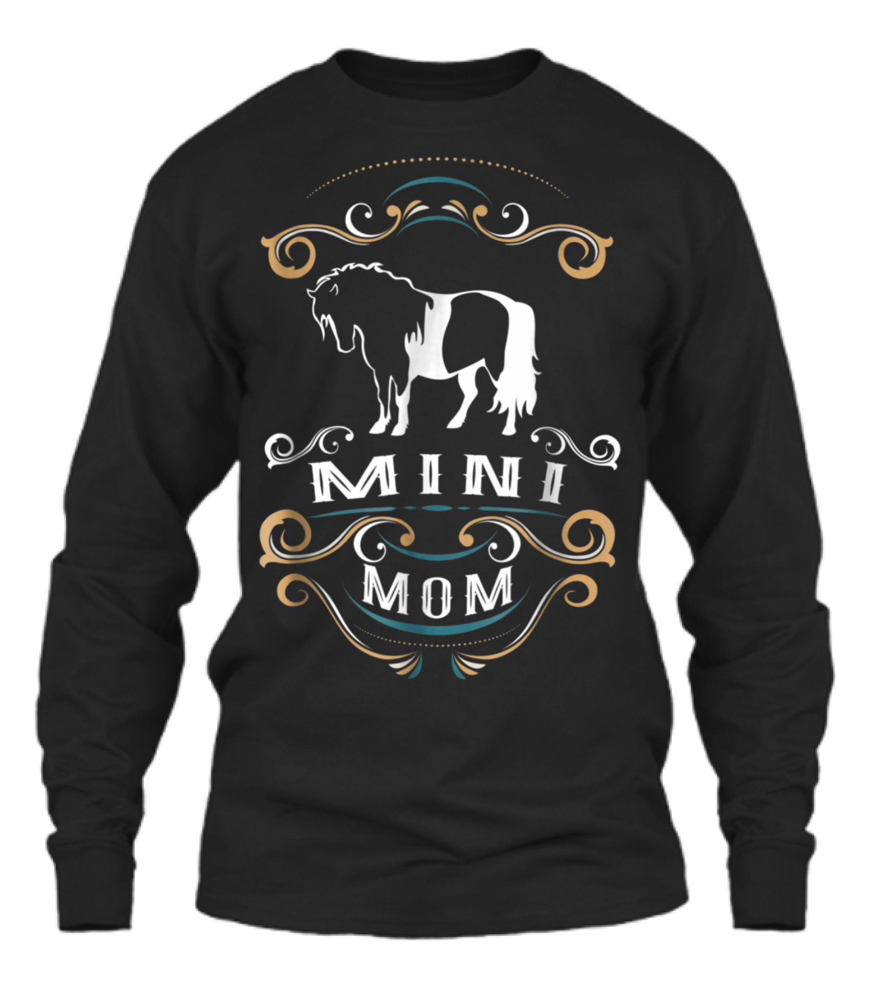 Mini Mom Miniature Horse NickerS Unisex Long Sleeve