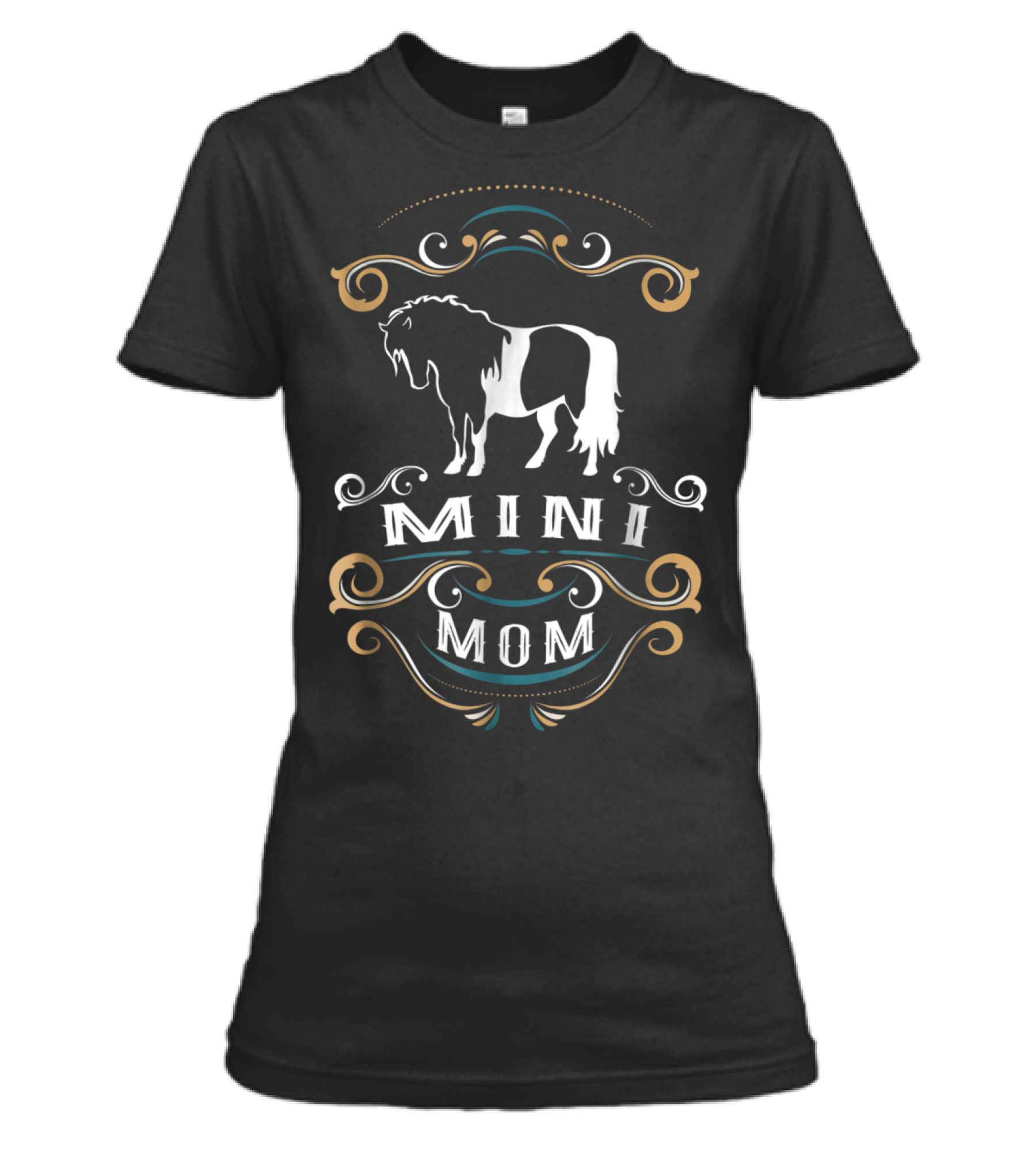 Mini Mom Miniature Horse NickerS Womens T-Shirt