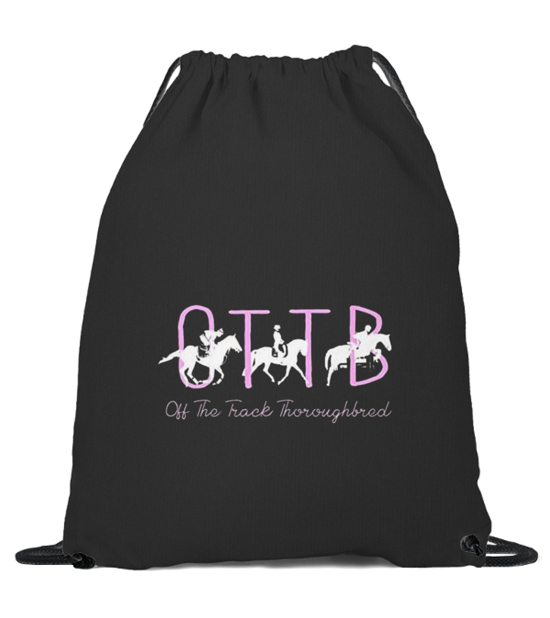 OTTB Off Track Thoroughbred Horse Eque Drawstring Bag