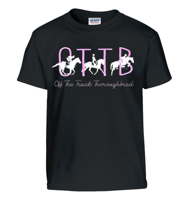 OTTB Off Track Thoroughbr...Kids T-Shirt OTTB Off Track Thoroughbr...Kids T-Shirt