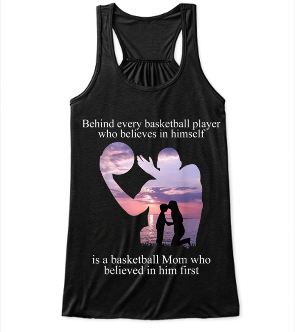 Behind Every Basketball P...Flowy Tank Top Behind Every Basketball P...Flowy Tank Top