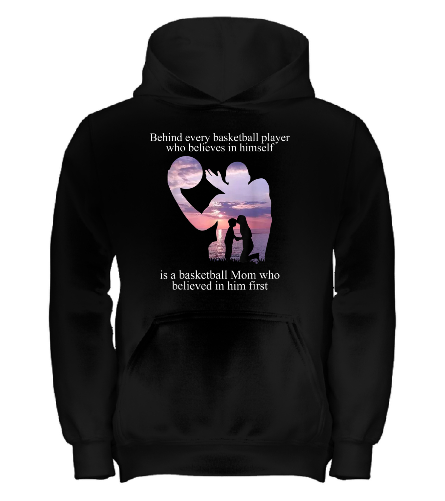 Behind Every Basketball Player Is A Basket Kids Hoodie