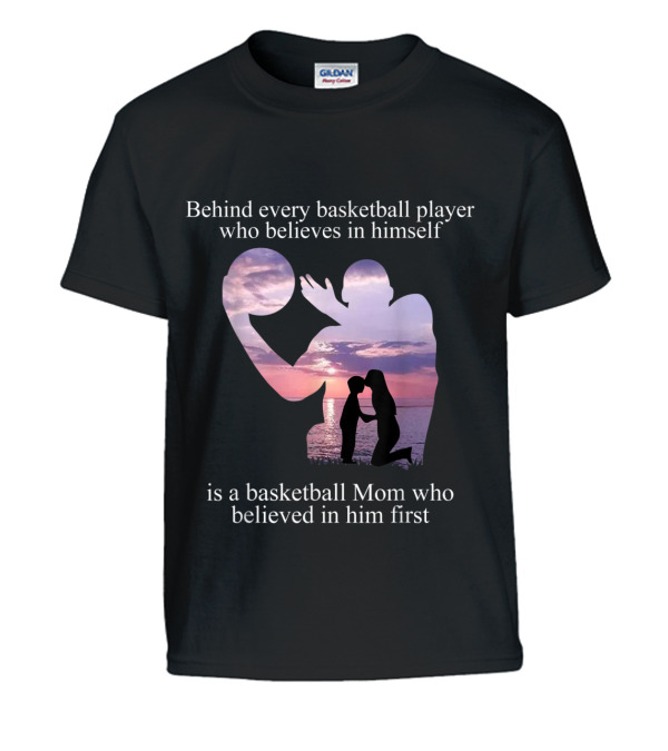 Behind Every Basketball Player Is A Basket Kids T-Shirt Behind Every Basketball Player Is A Basket Kids T-Shirt