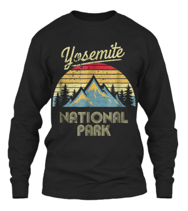 Vintage Retro Yosemite Na...Unisex Long Sleeve Vintage Retro Yosemite Na...Unisex Long Sleeve