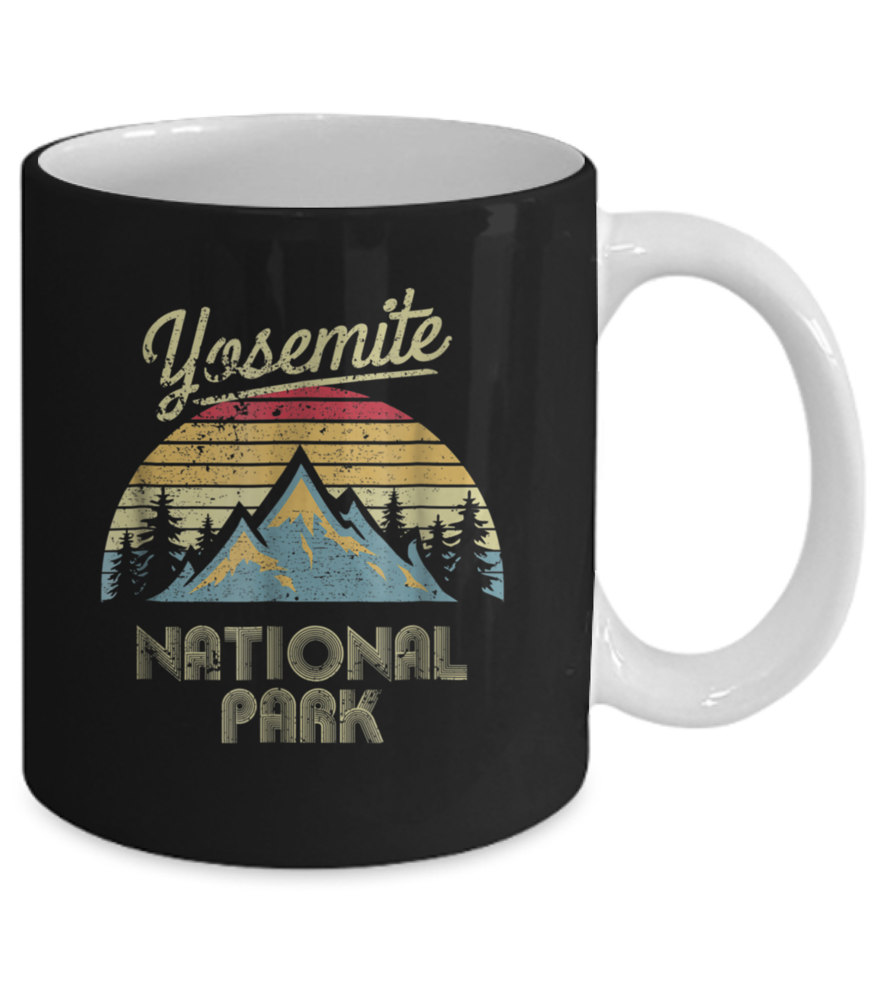 Vintage Retro Yosemite National Park M Mug Vintage Retro Yosemite National Park M Mug