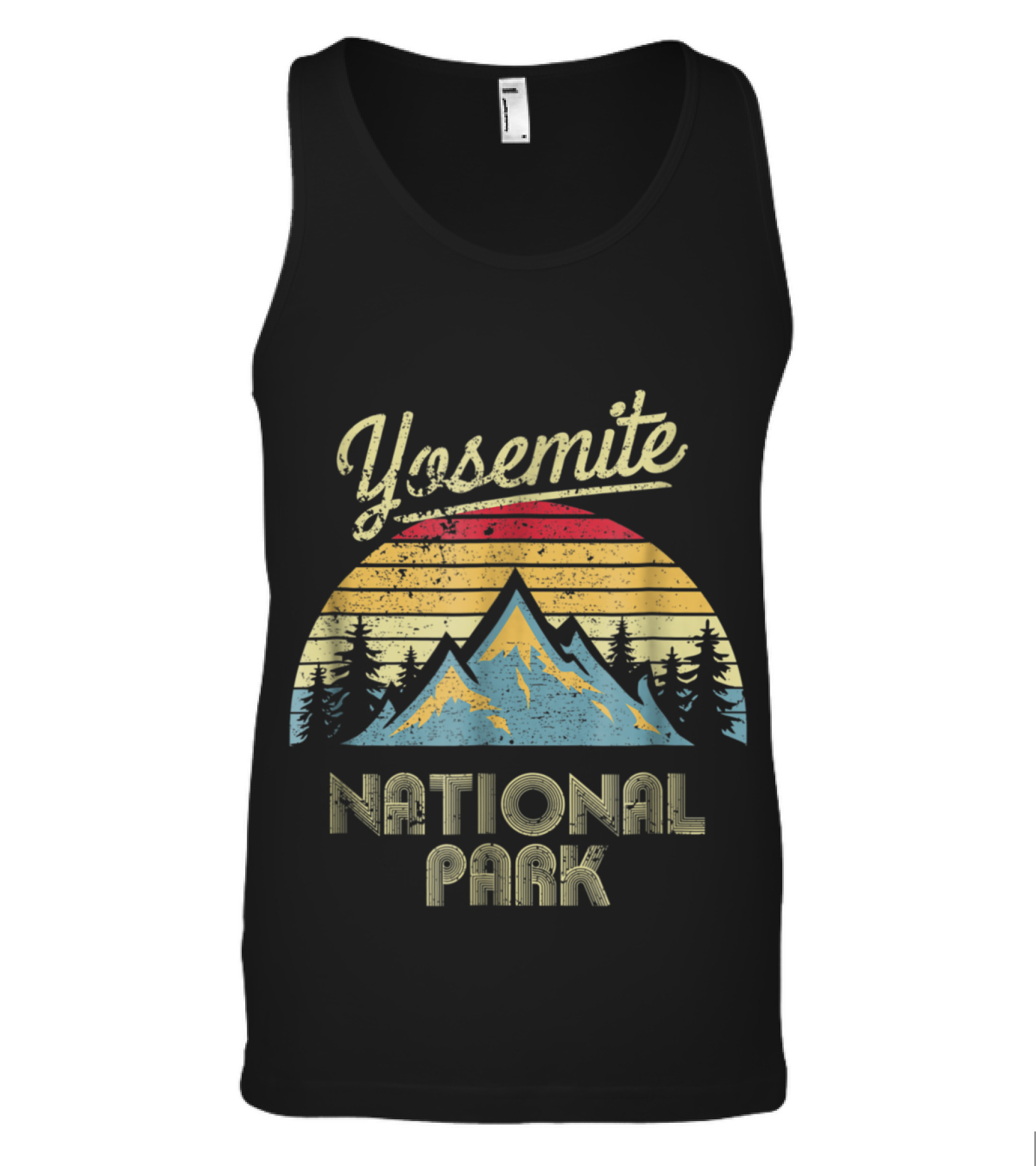 Vintage Retro Yosemite National Park M Tank Top
