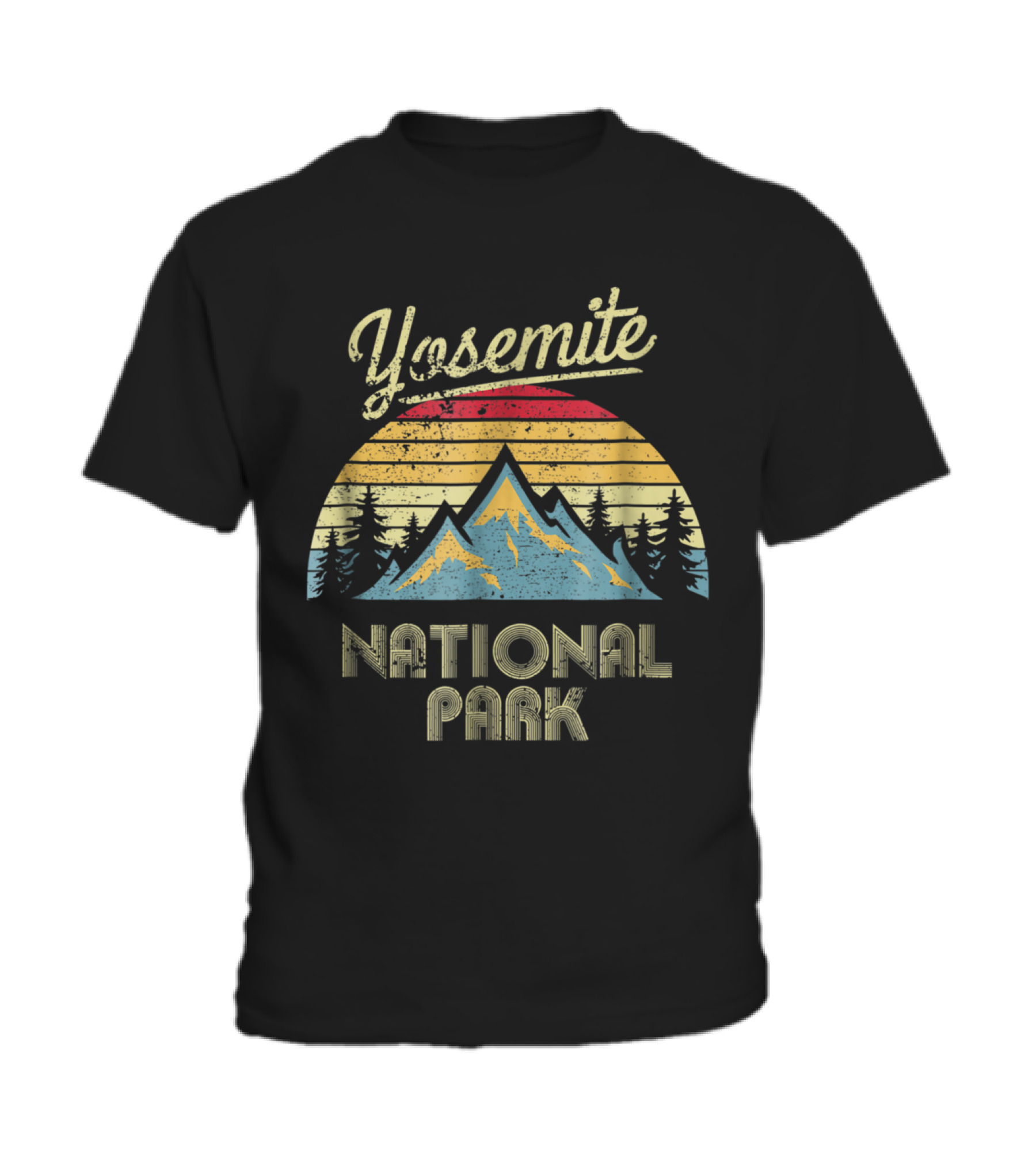 Vintage Retro Yosemite National Park M Toddler T-Shirt Vintage Retro Yosemite National Park M Toddler T-Shirt