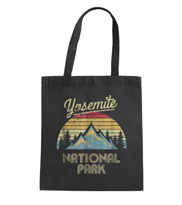 Vintage Retro Yosemite National Park M Tote Bag Vintage Retro Yosemite National Park M Tote Bag
