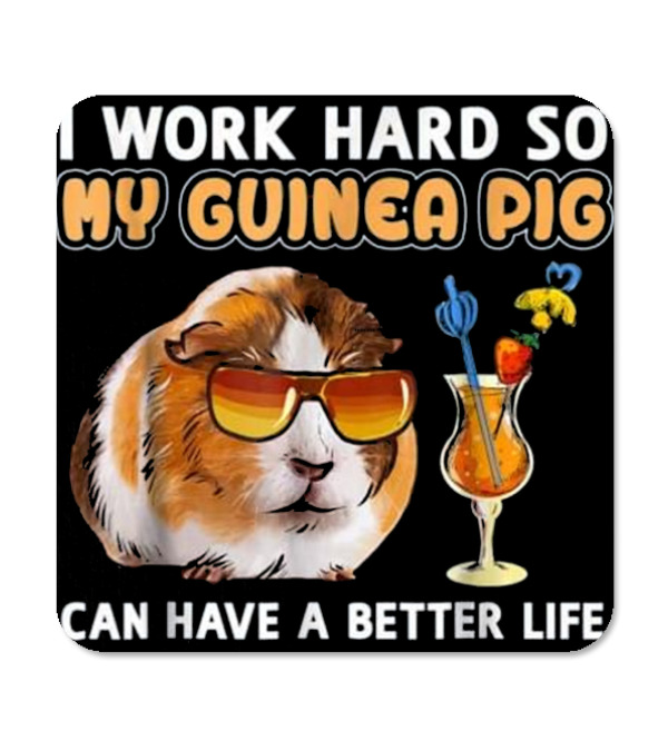 Funny Guinea Pig Shirt Gu...Coaster Funny Guinea Pig Shirt Gu...Coaster