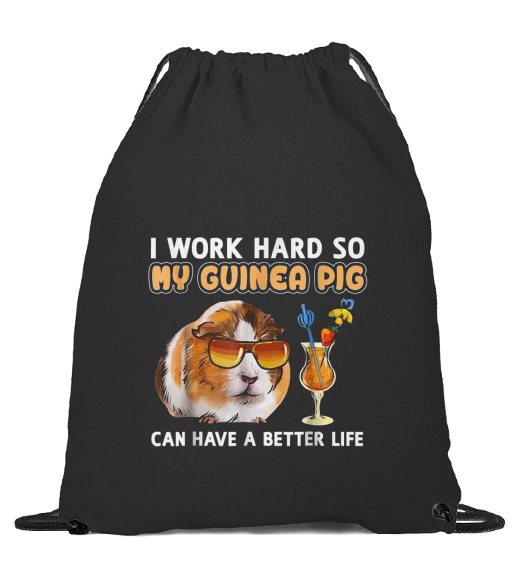 Funny Guinea Pig Shirt Guinea Pig Gifts Drawstring Bag