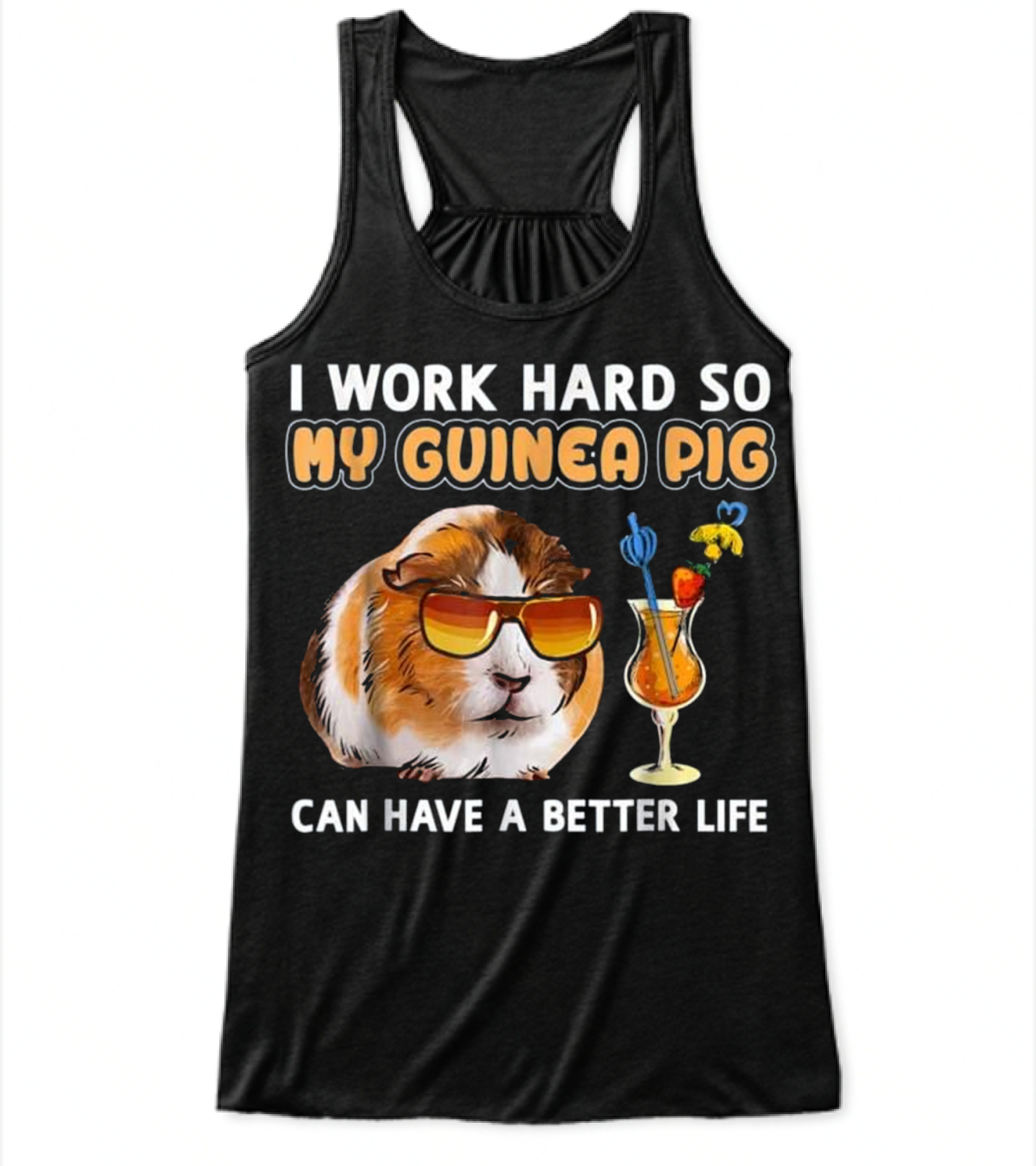 Funny Guinea Pig Shirt Guinea Pig Gifts Flowy Tank Top