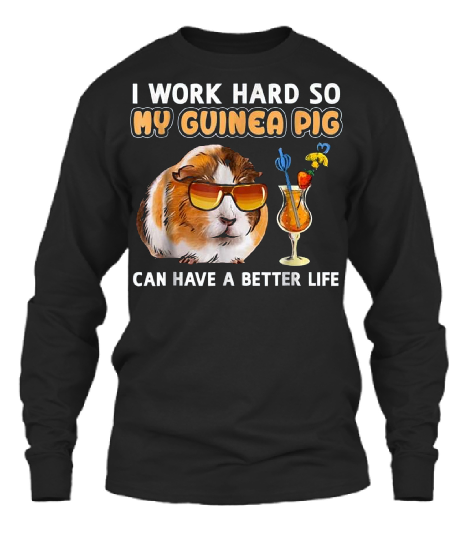 Funny Guinea Pig Shirt Guinea Pig Gifts Unisex Long Sleeve