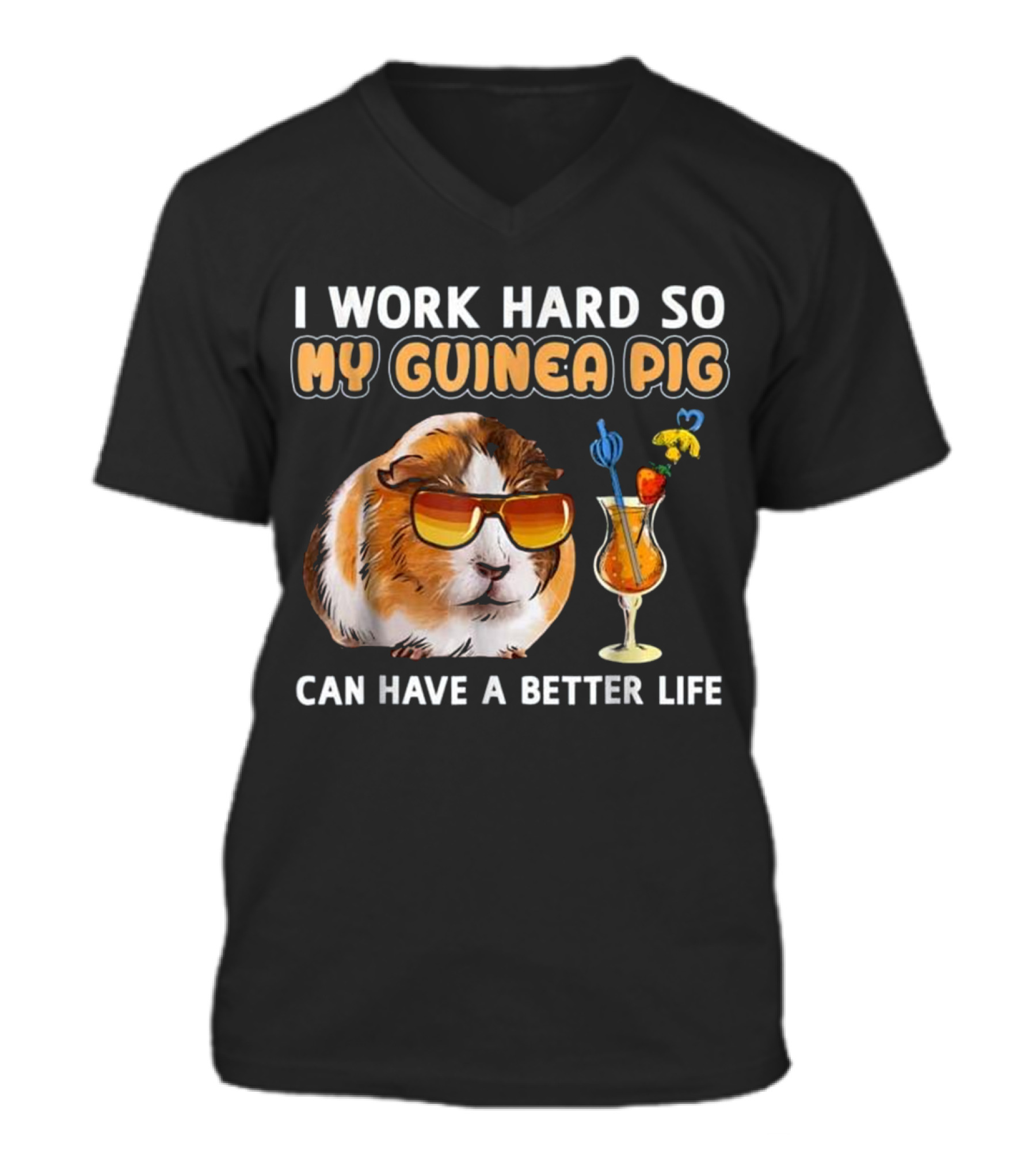 Funny Guinea Pig Shirt Guinea Pig Gifts V-Neck Unisex T-Shirt