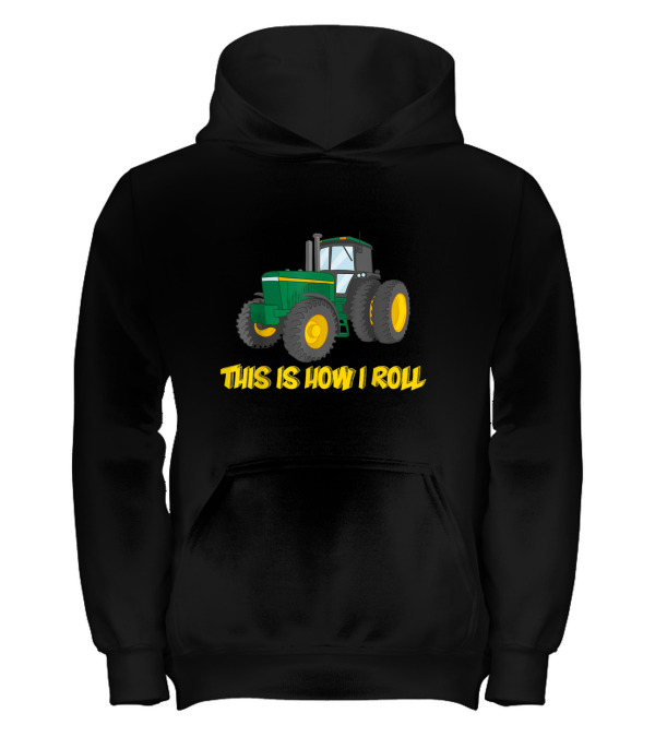 This is How I Roll Farmer Tractor T-shir Kids Hoodie This is How I Roll Farmer Tractor T-shir Kids Hoodie