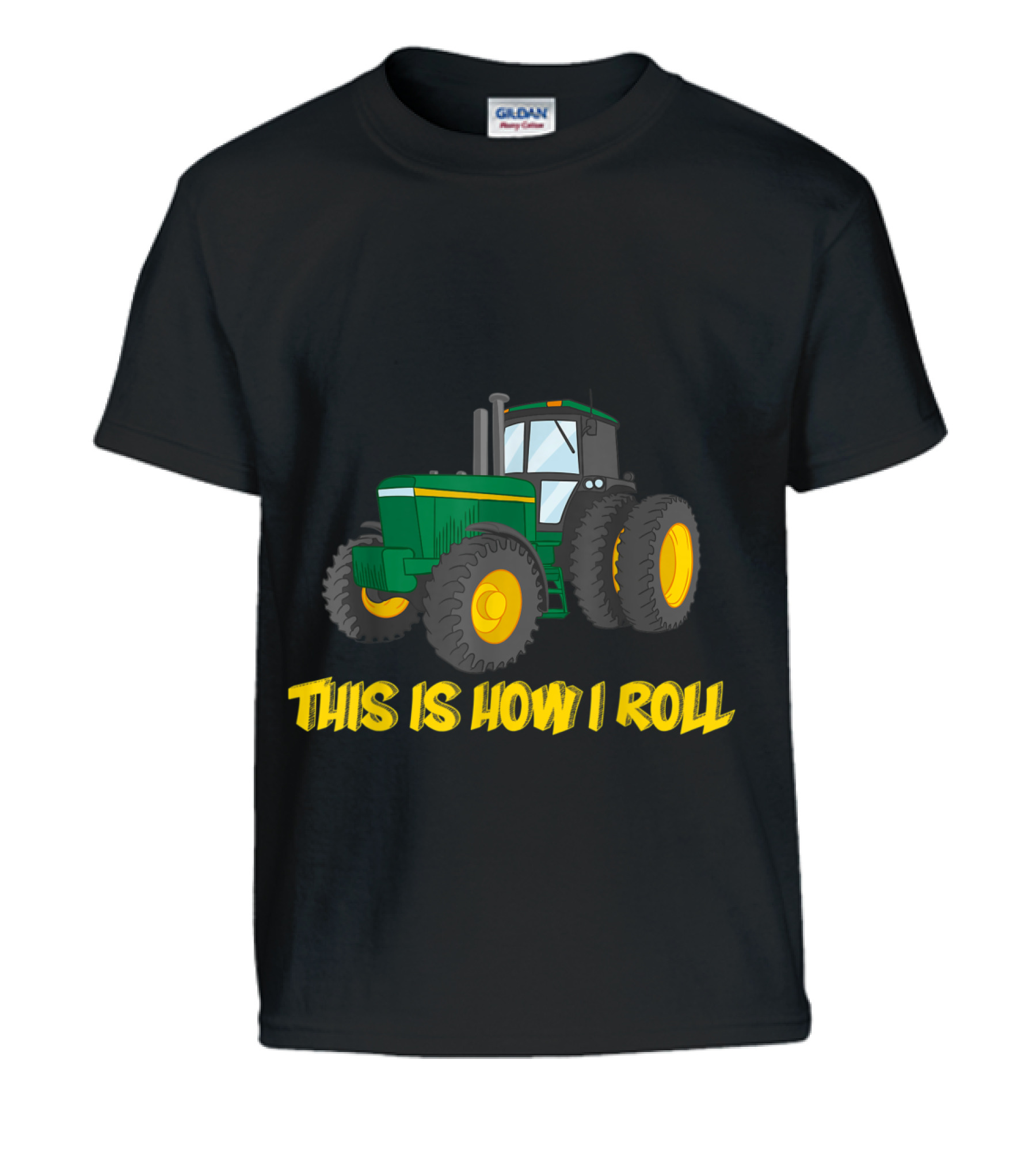 This is How I Roll Farmer Tractor T-shir Kids T-Shirt
