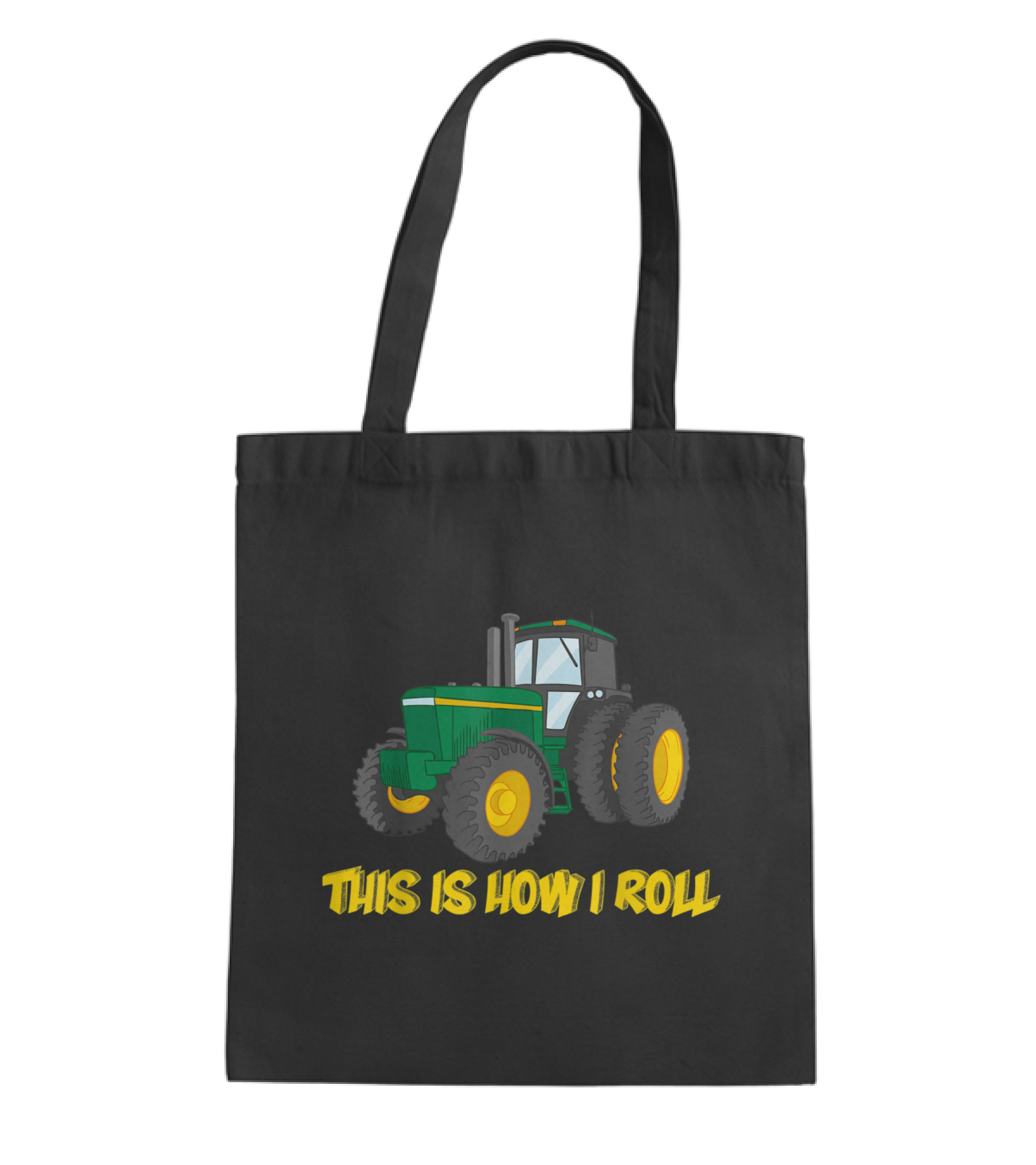 This is How I Roll Farmer Tractor T-shir Tote Bag
