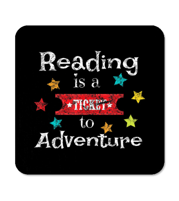 Reading for Teachers Vintage Reading Coaster Reading for Teachers Vintage Reading Coaster