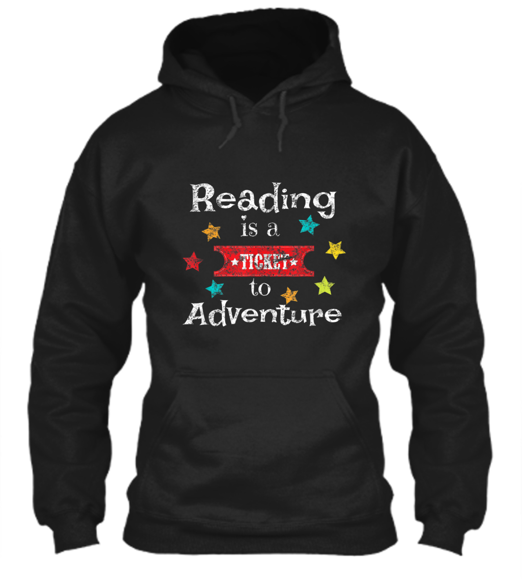 Reading for Teachers Vintage Reading Hoodie