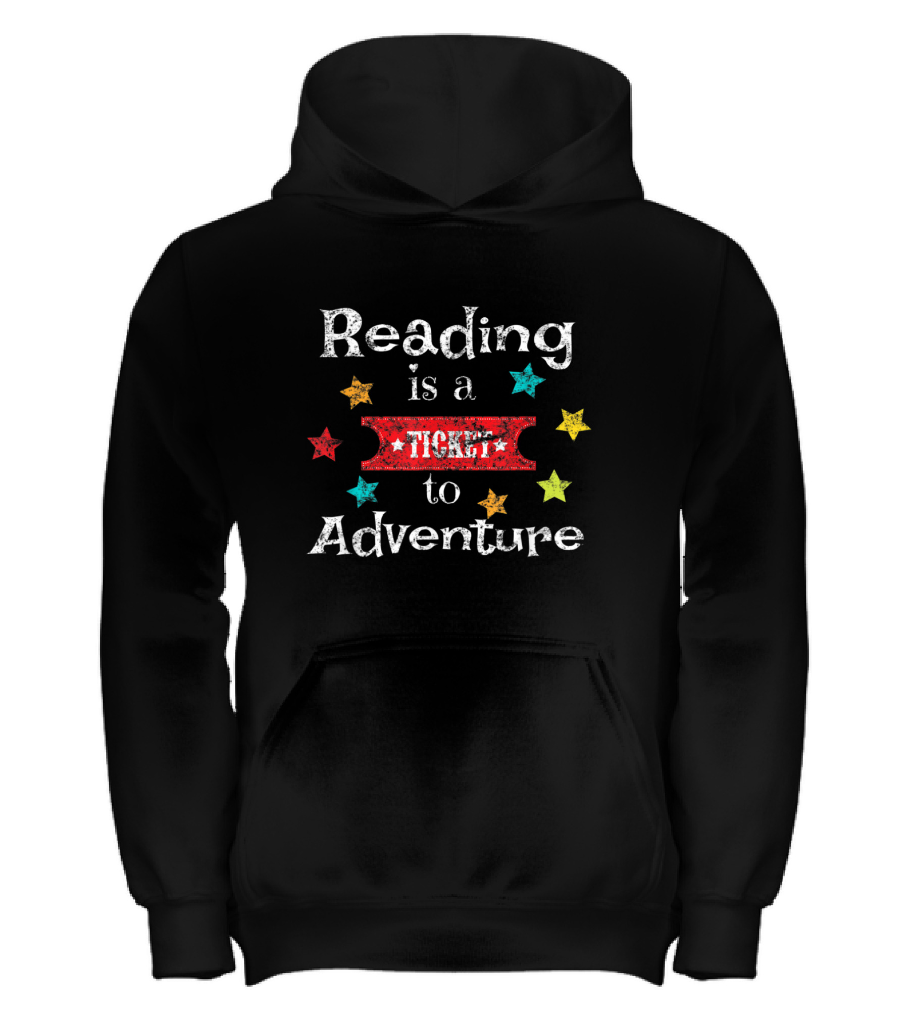 Reading for Teachers Vintage Reading Kids Hoodie