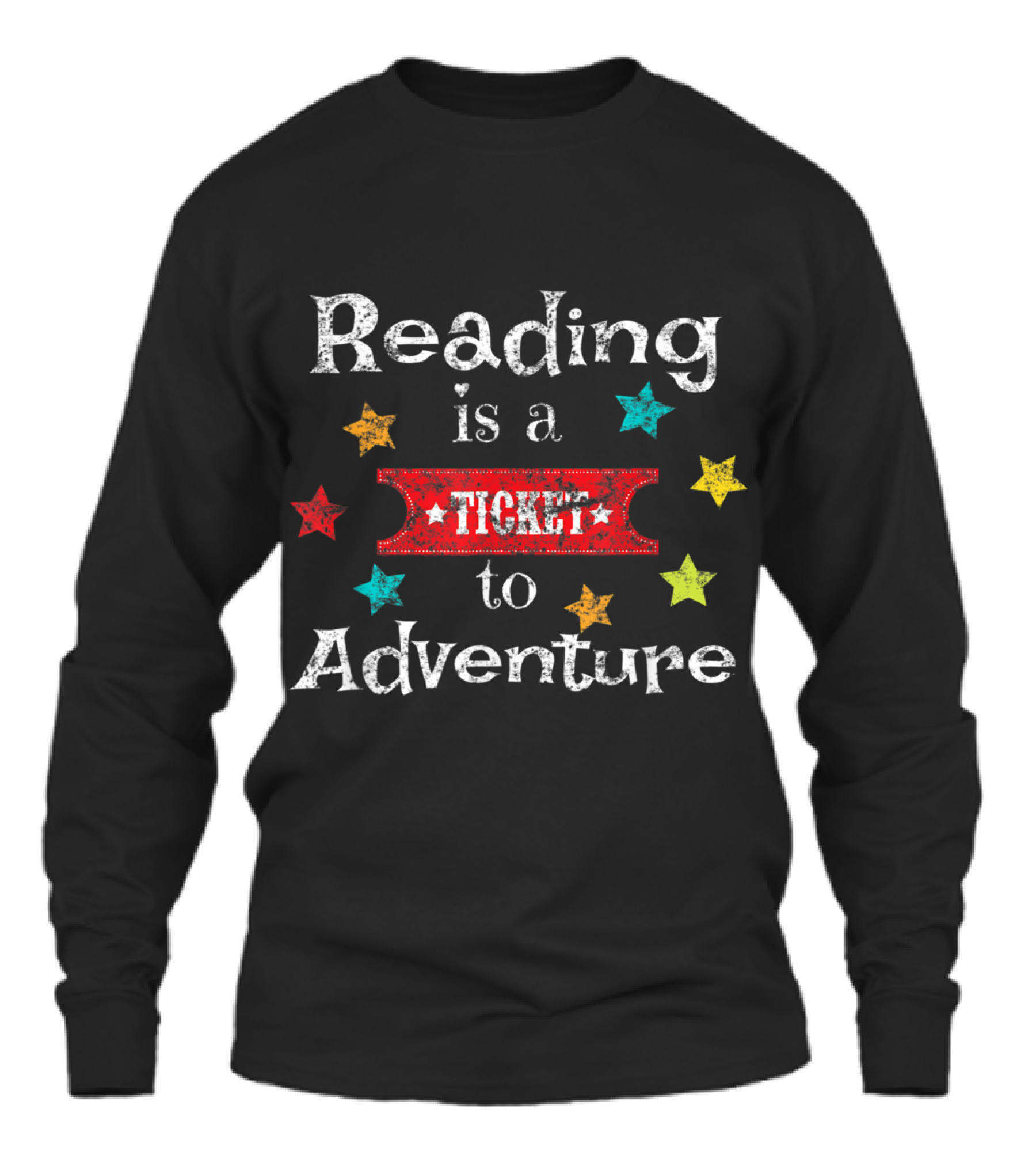Reading for Teachers Vintage Reading Unisex Long Sleeve