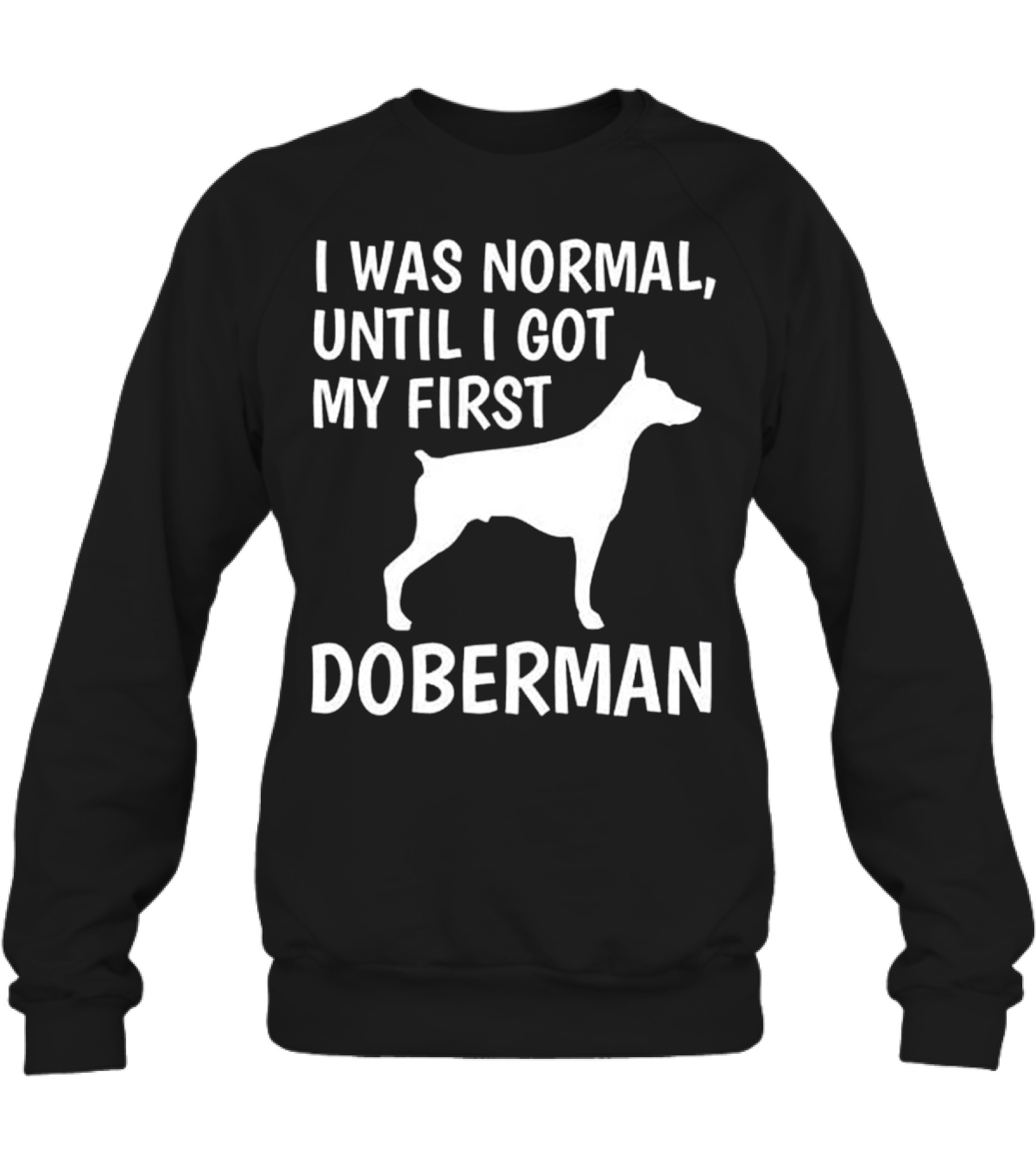 I Was Normal Until I Got My Firs Crewneck Sweatshirt