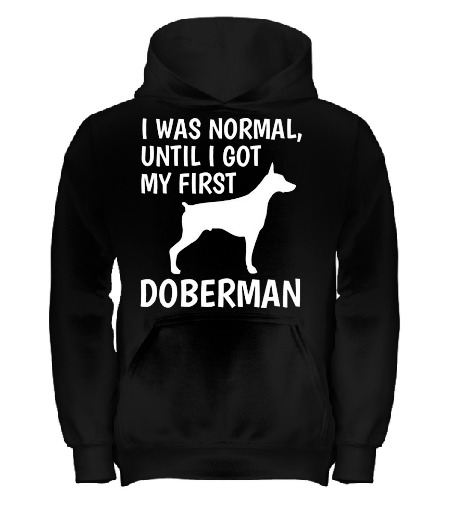 I Was Normal Until I Got My Firs Kids Hoodie