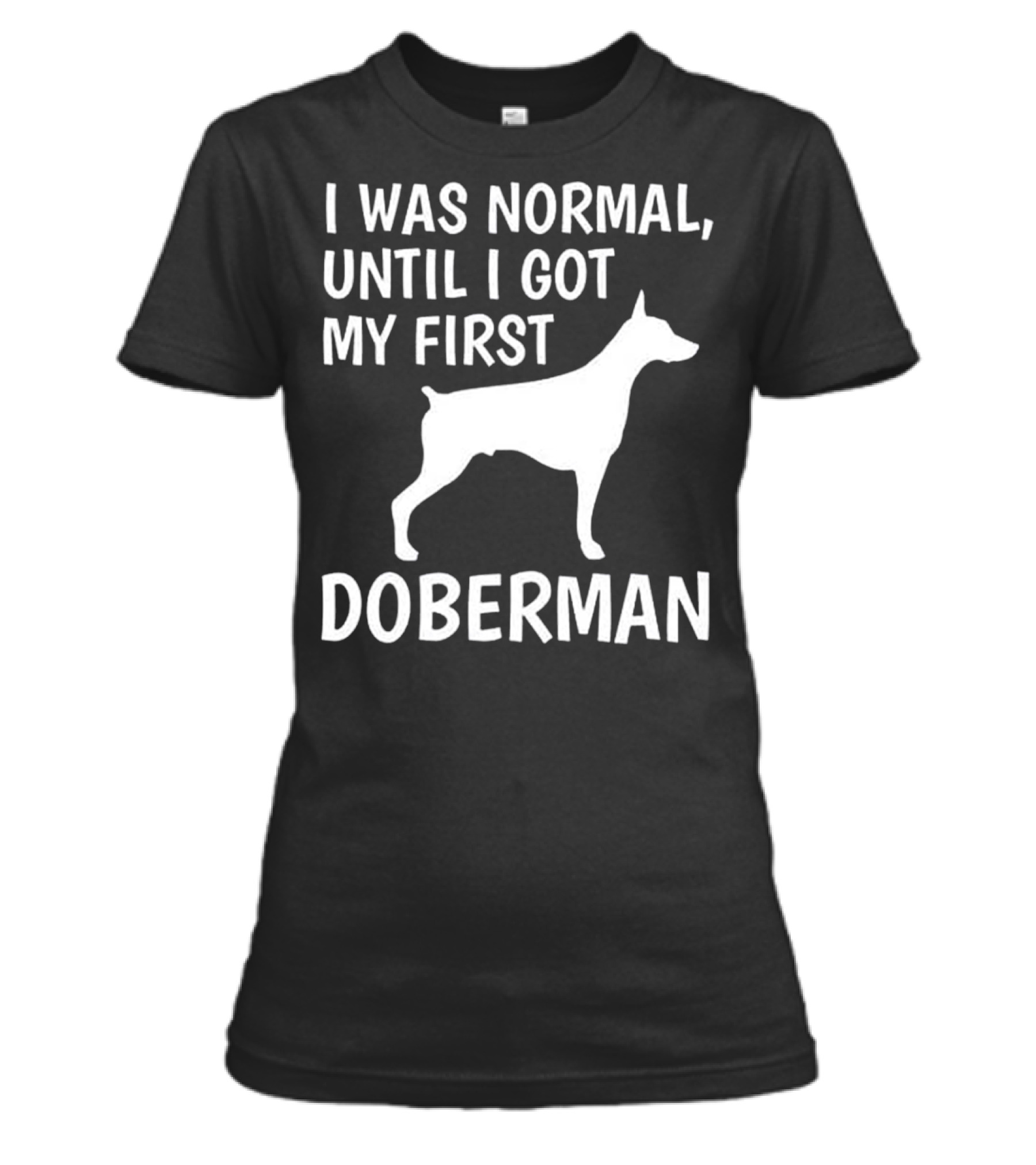 I Was Normal Until I Got My Firs Womens T-Shirt